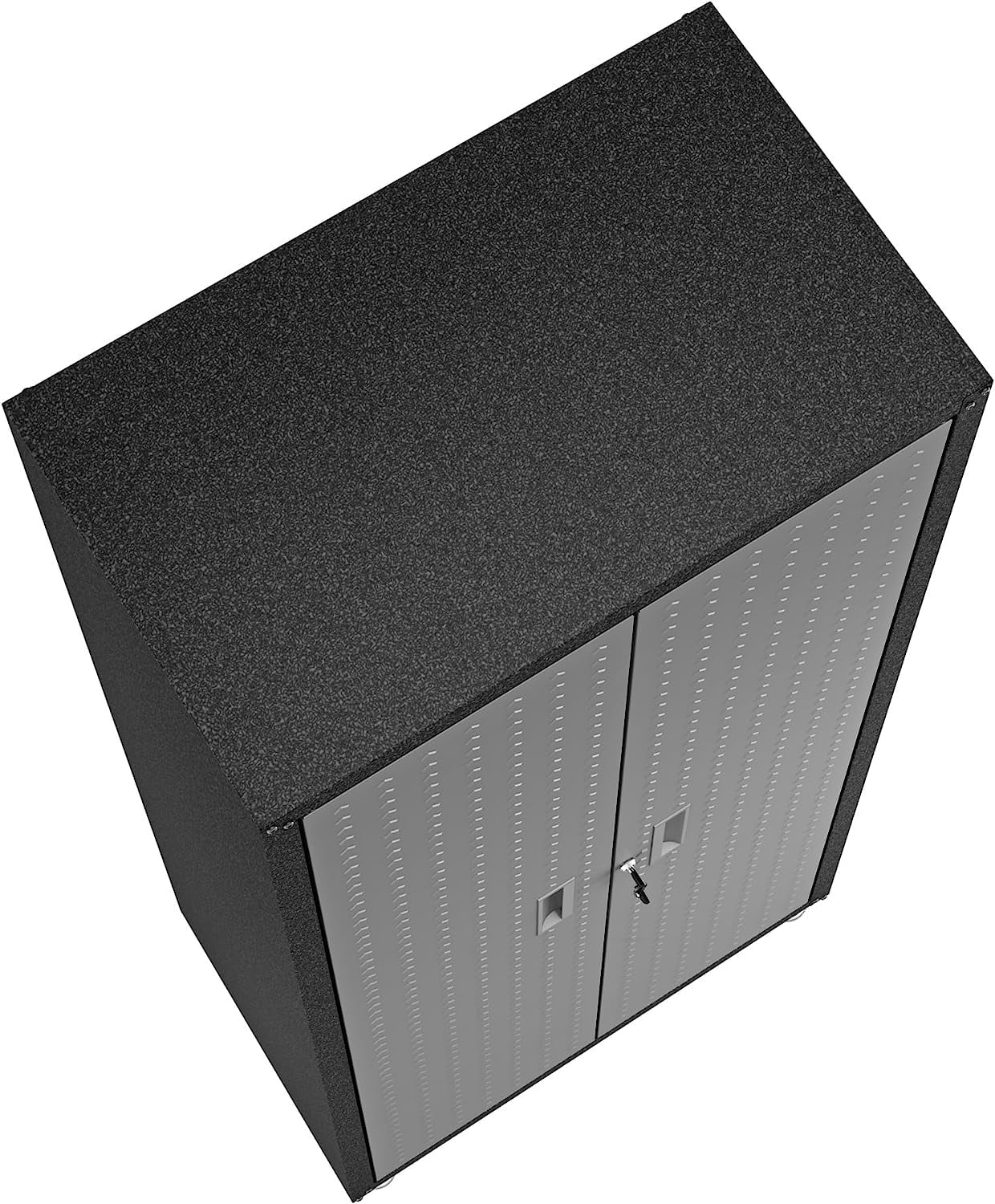 Manhattan Comfort Fortress Standing Cabinet Storage, Black/Gray - Image 7