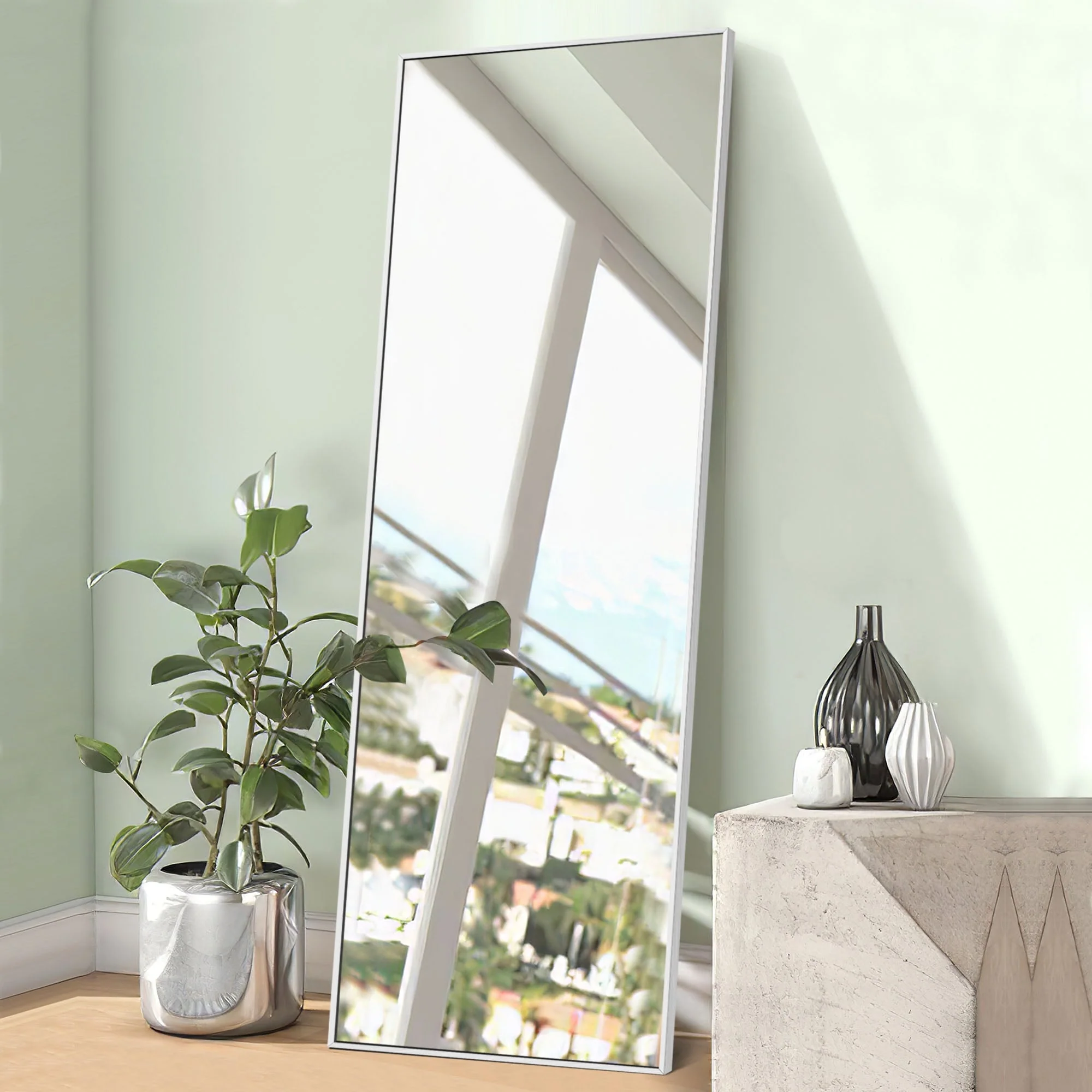 Large Full Length Wall Mounted Mirror, Full Body Dressing Mirror for Bedroom, Entryway and Home Decor - Image 3