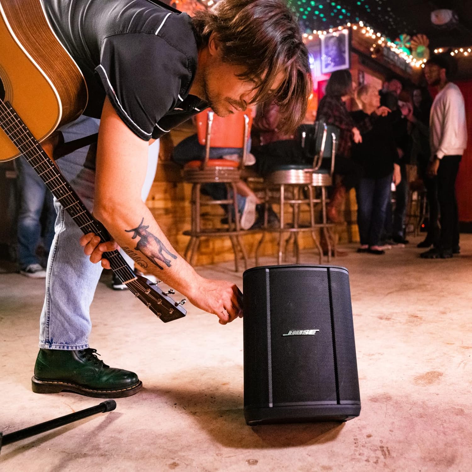 Portable Bluetooth PA Speaker Black - Image 6