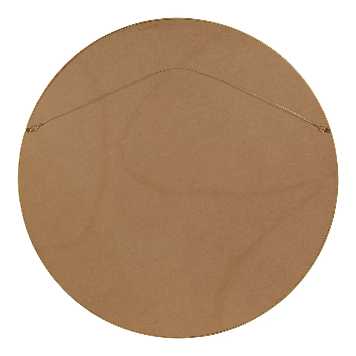 Round Wood Accent Wall Mirror, Modern Decorative Wooden Frame Mirror for Living Room, Bedroom and Entryway - Image 76