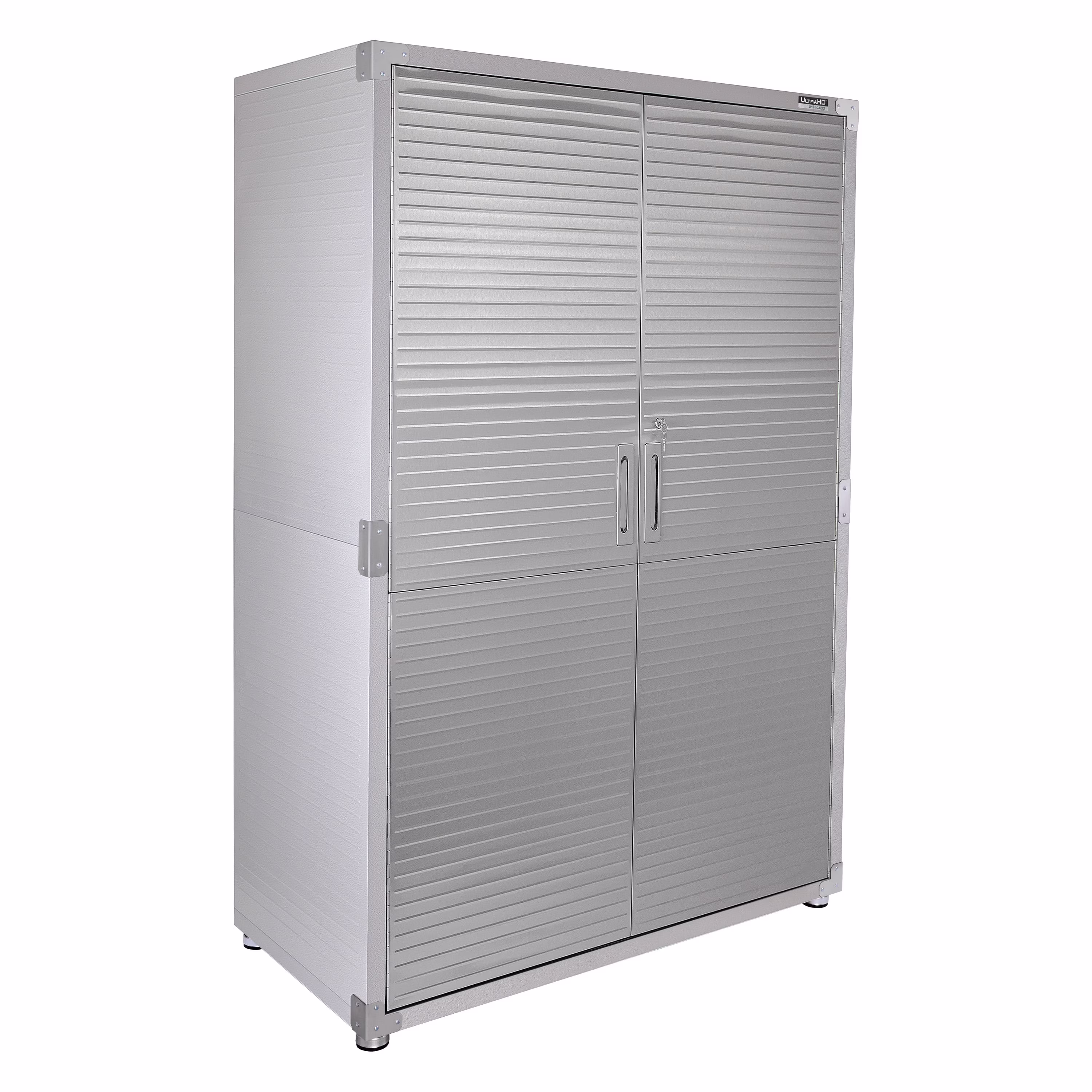 Seville Classics UltraHD? Heavy Steel Lockable Organizer Locker Storage Cabinet, 48" W x 24" D, Red - Image 7