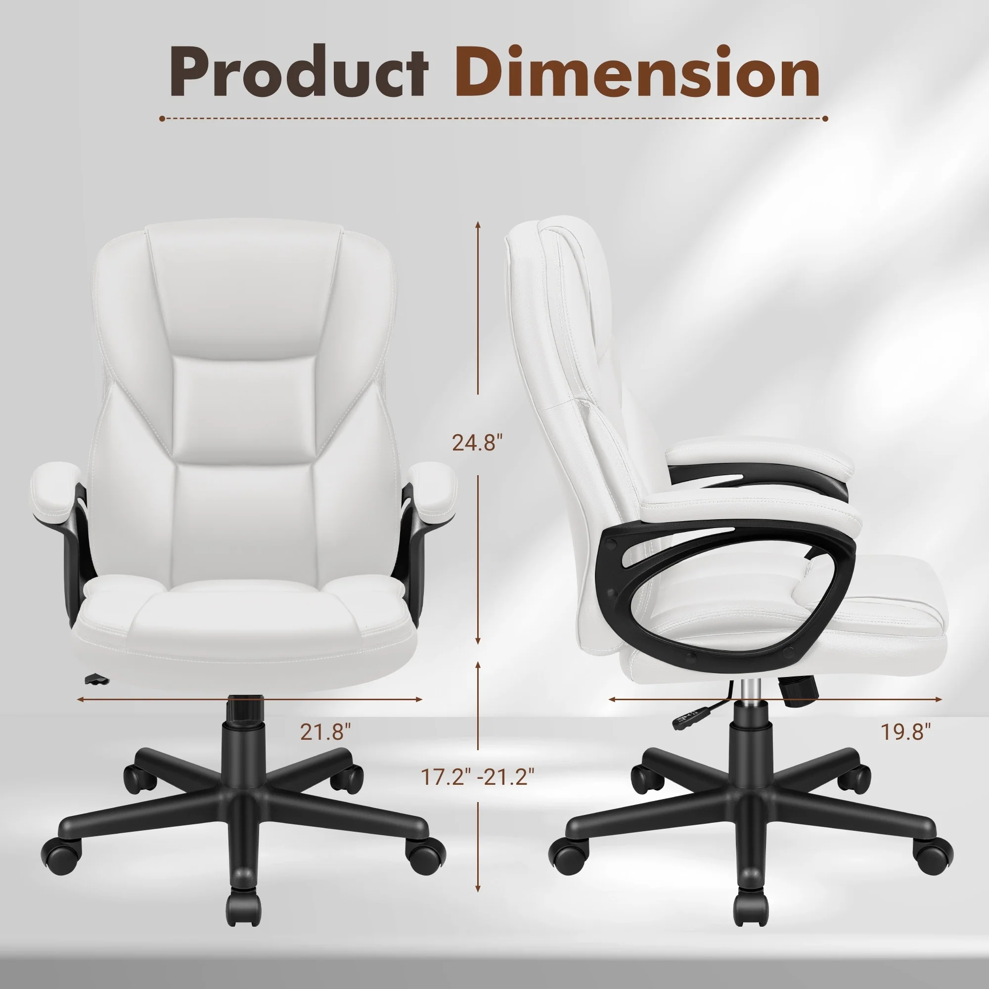 High Back Executive Office Chair, Ergonomic Computer Desk Chair for Home and Office - Image 13