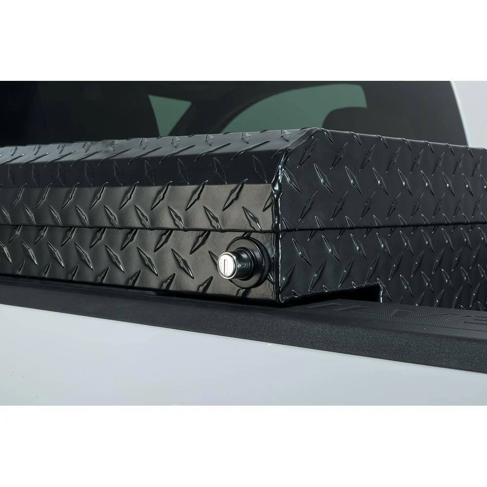 61.86 Matte Black Aluminum Low Profile Truck Tool Box for Mid-Size Trucks - Image 6