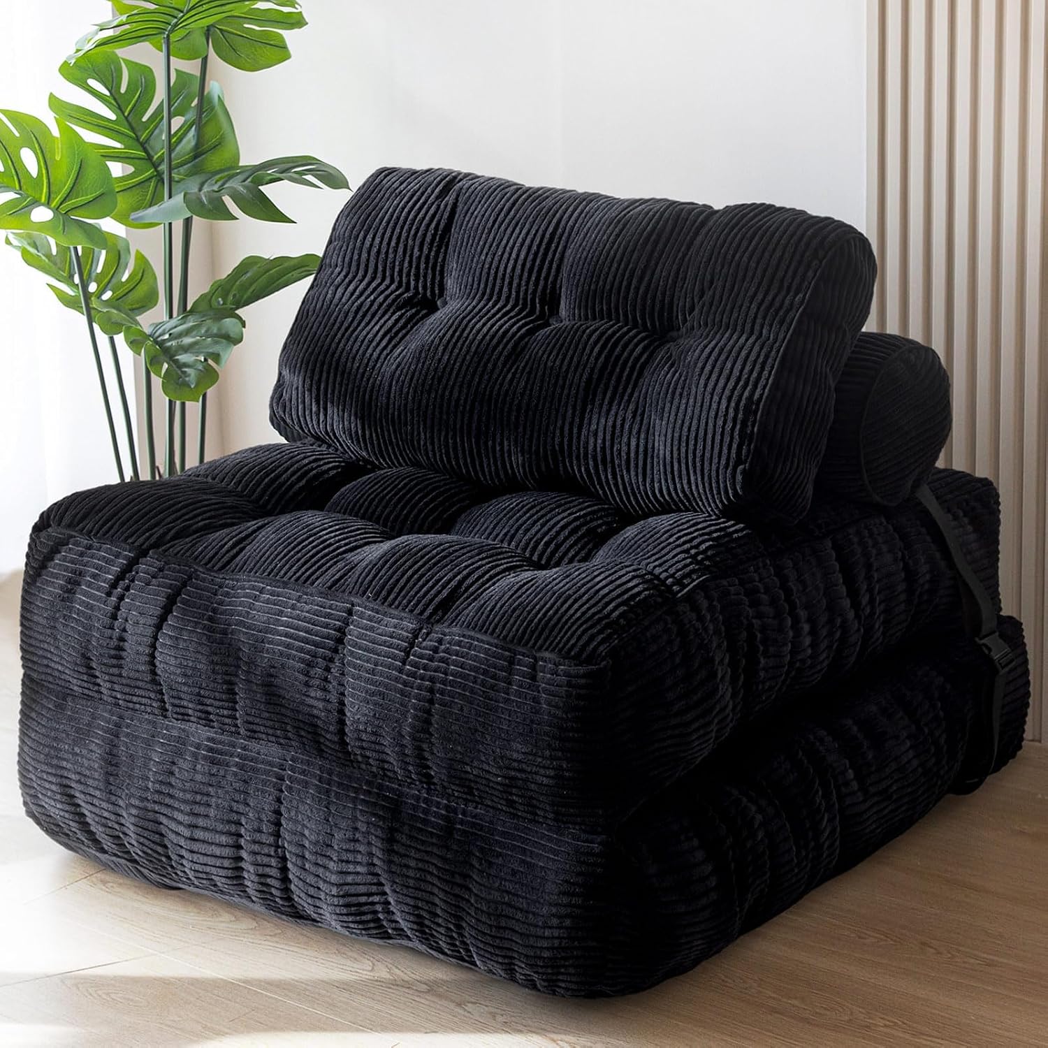Folding Sofa Bed, Convertible Chair Bed with Pillow - Image 7