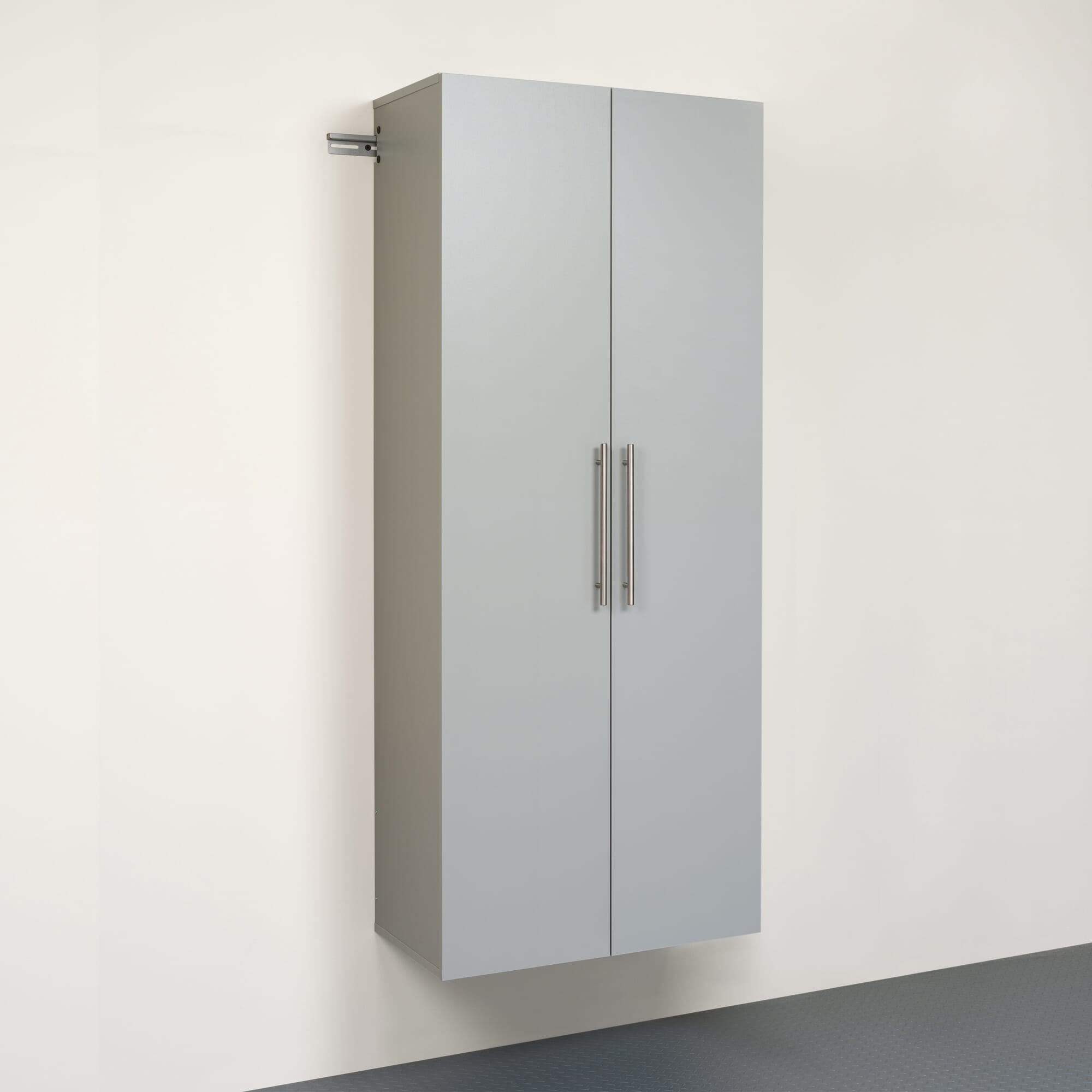 Prepac Large HangUps Storage Cabinet, Light Gray - Image 2