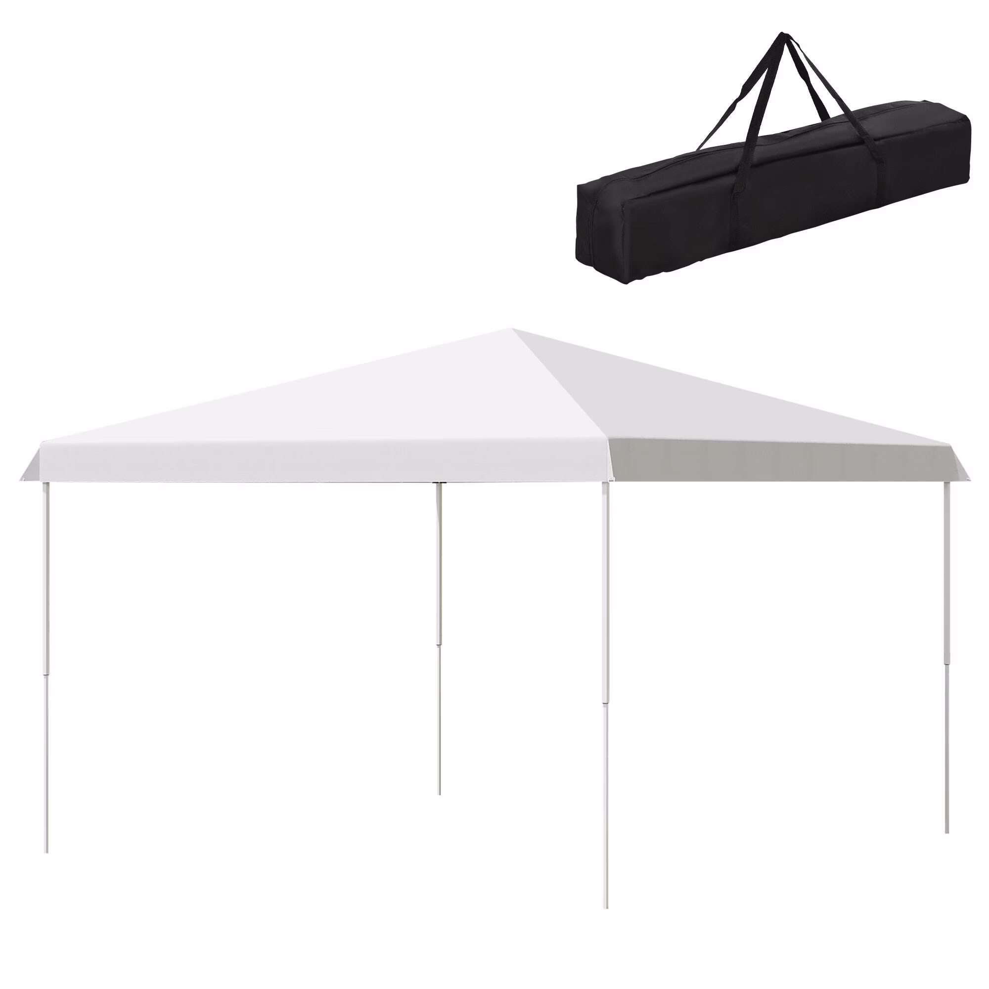 DUOSONG Outsunny 10' X 8' Retractable Awning, Patio Awnings, Sunshade Shelter W/ Manual Crank Handle, Uv & Water-Resistant Fabric And Aluminum Frame For Deck, Balcony, Yard, Beige Beige Aluminum - Image 5