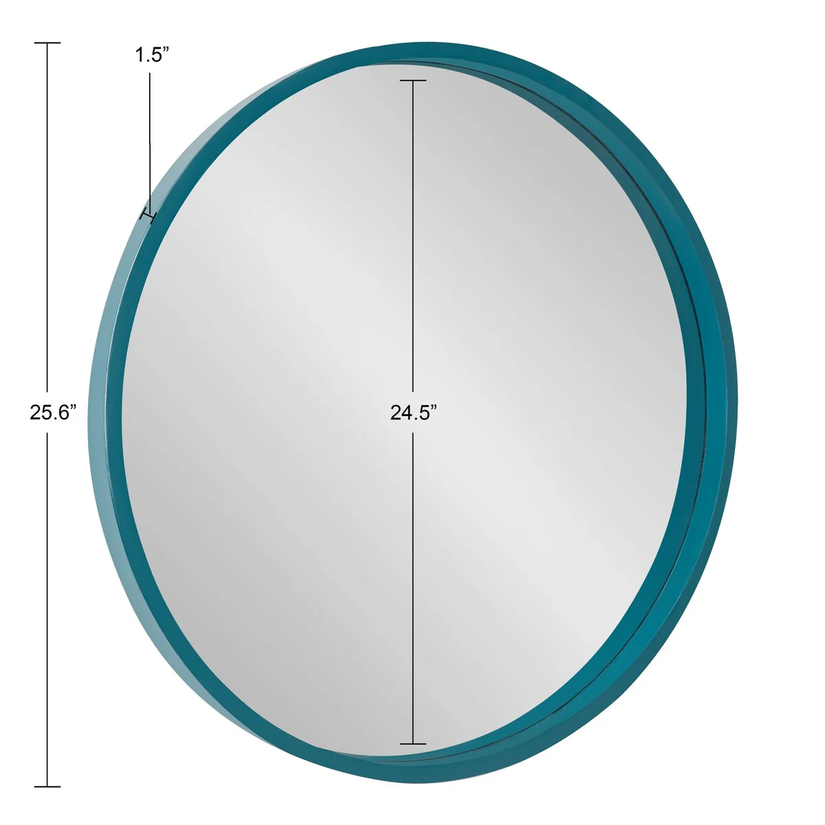 Round Wood Accent Wall Mirror, Modern Decorative Wooden Frame Mirror for Living Room, Bedroom and Entryway - Image 51