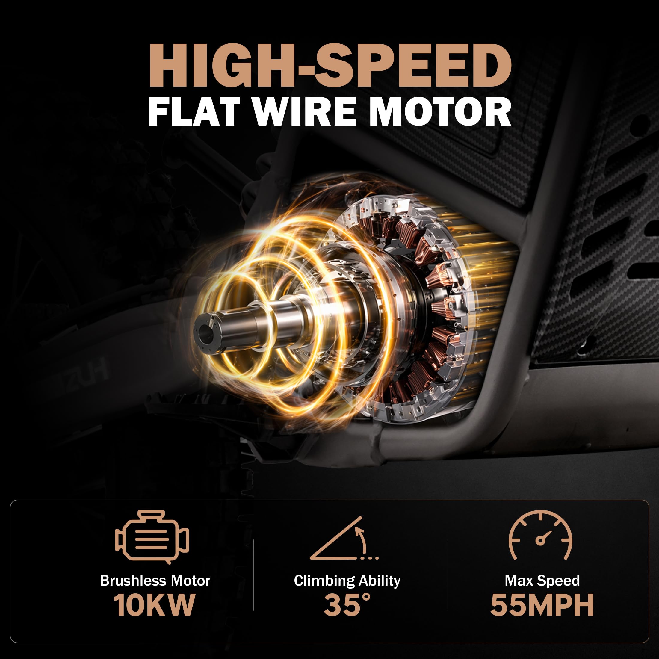 Z03 PRO 72V 10000W Electric Dirt Bike Motorcycle for Adults,55MPH Speed - Image 7