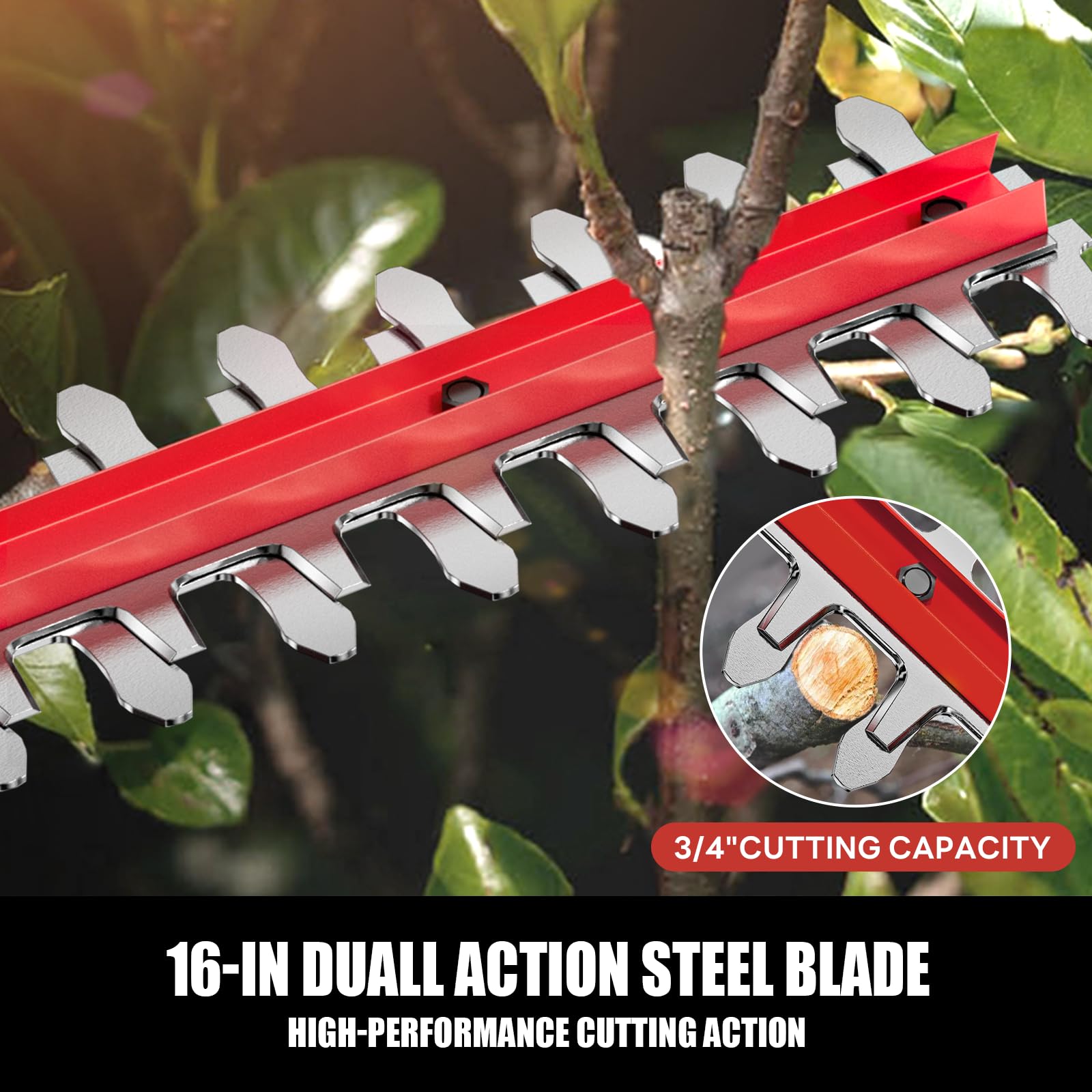 20V MAX Cordless Pole Hedge Trimmer, 2 x 2.0Ah Batteries and Charger Included - Image 11