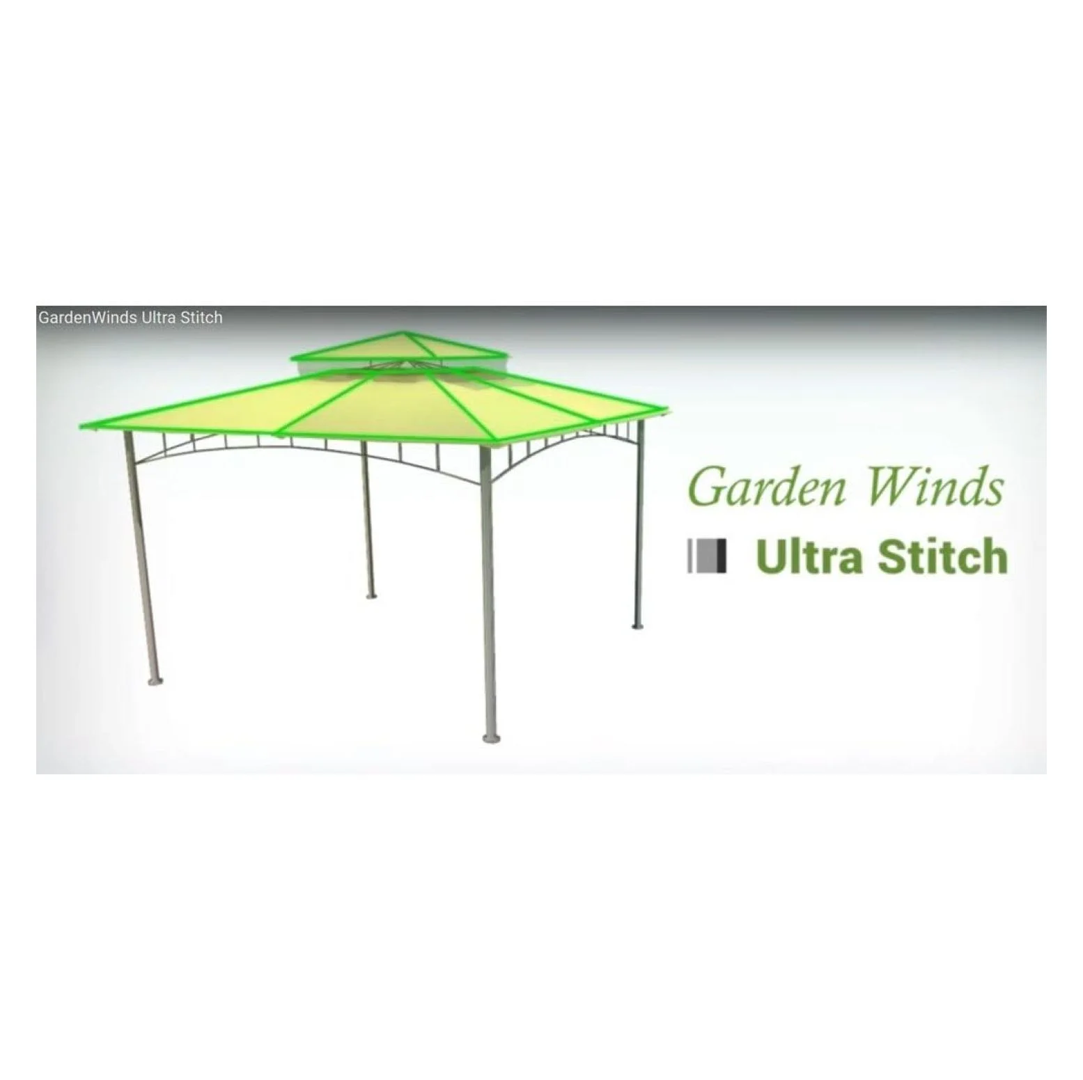 Madaga Gazebo Replacement Canopy - RipLock 350 Nutmeg - 10x10 - Outdoor Patio Cover - Image 3
