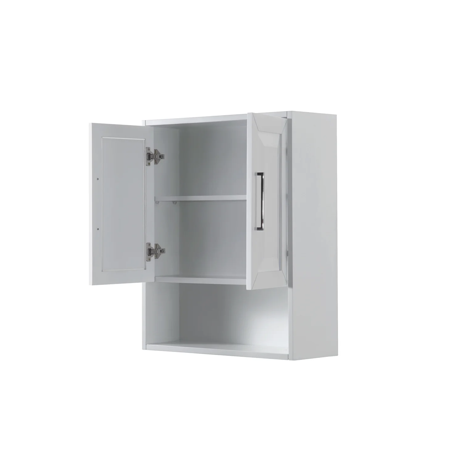 Wyndham Collection Daria Over-the-Toilet Bathroom Wall-Mounted Storage Cabinet in Dark Espresso with Matte Black Trim - Image 19