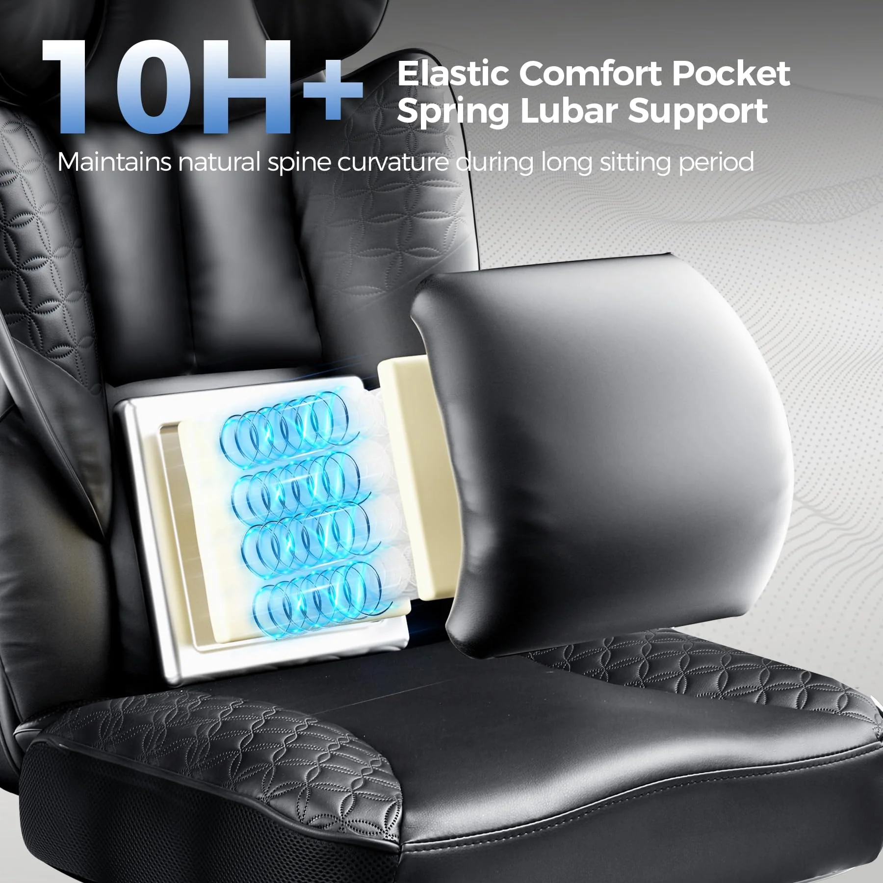 400 LBS Big and Tall Gaming Chair, Ergonomic High Back Computer Desk Chair for Gaming, Work and Home Office - Image 4