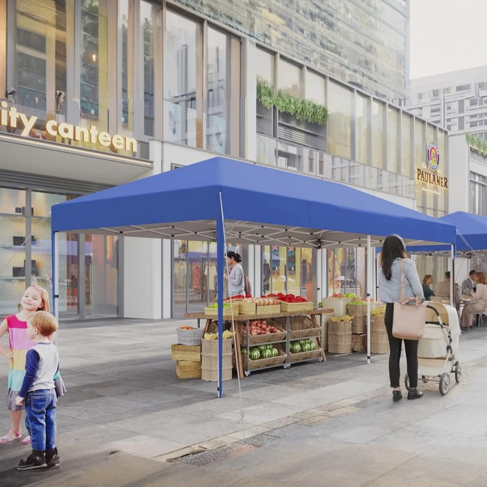 10' x 20' Pop Up Canopy Tent for Outdoor, Portable Instant Commercial Canopy for Patio, Backyard, Garden, Lawn, Outdoor Activities - Image 17