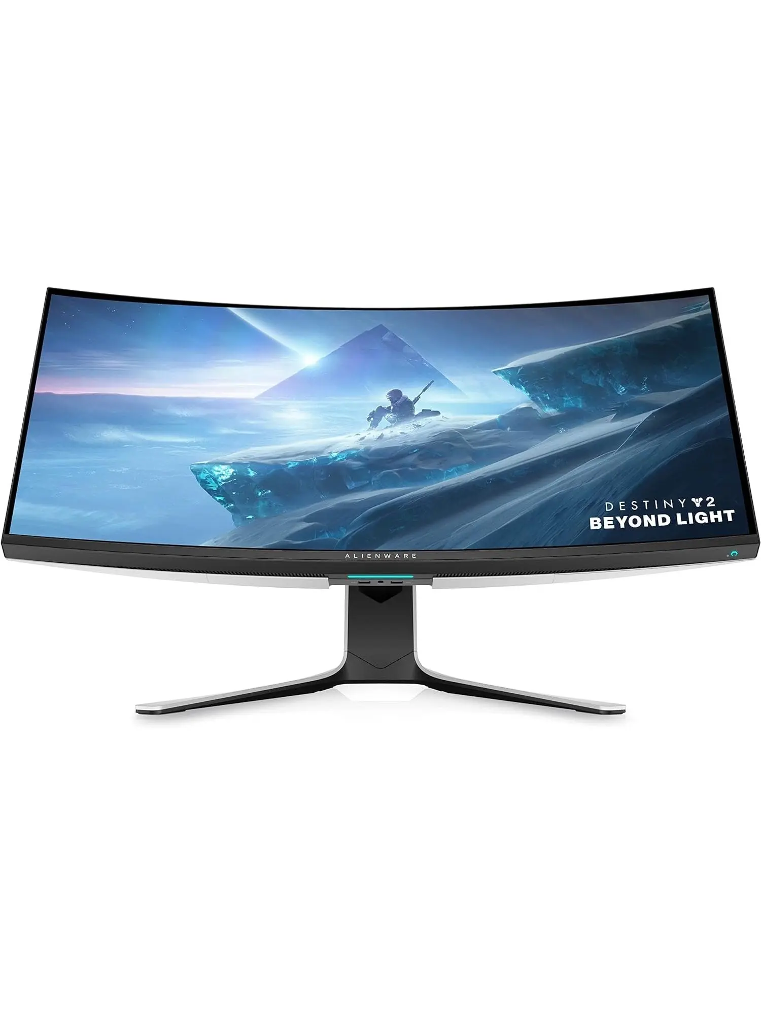 Ultrawide Curved Gaming Monitor 38 Inch, 144Hz Refresh Rate, 3840 x 1600 WQHD, IPS, NVIDIA, 1ms Response Time, 2300R Curvature, VESA Display HDR 600, AW3821DW - White - Image 4