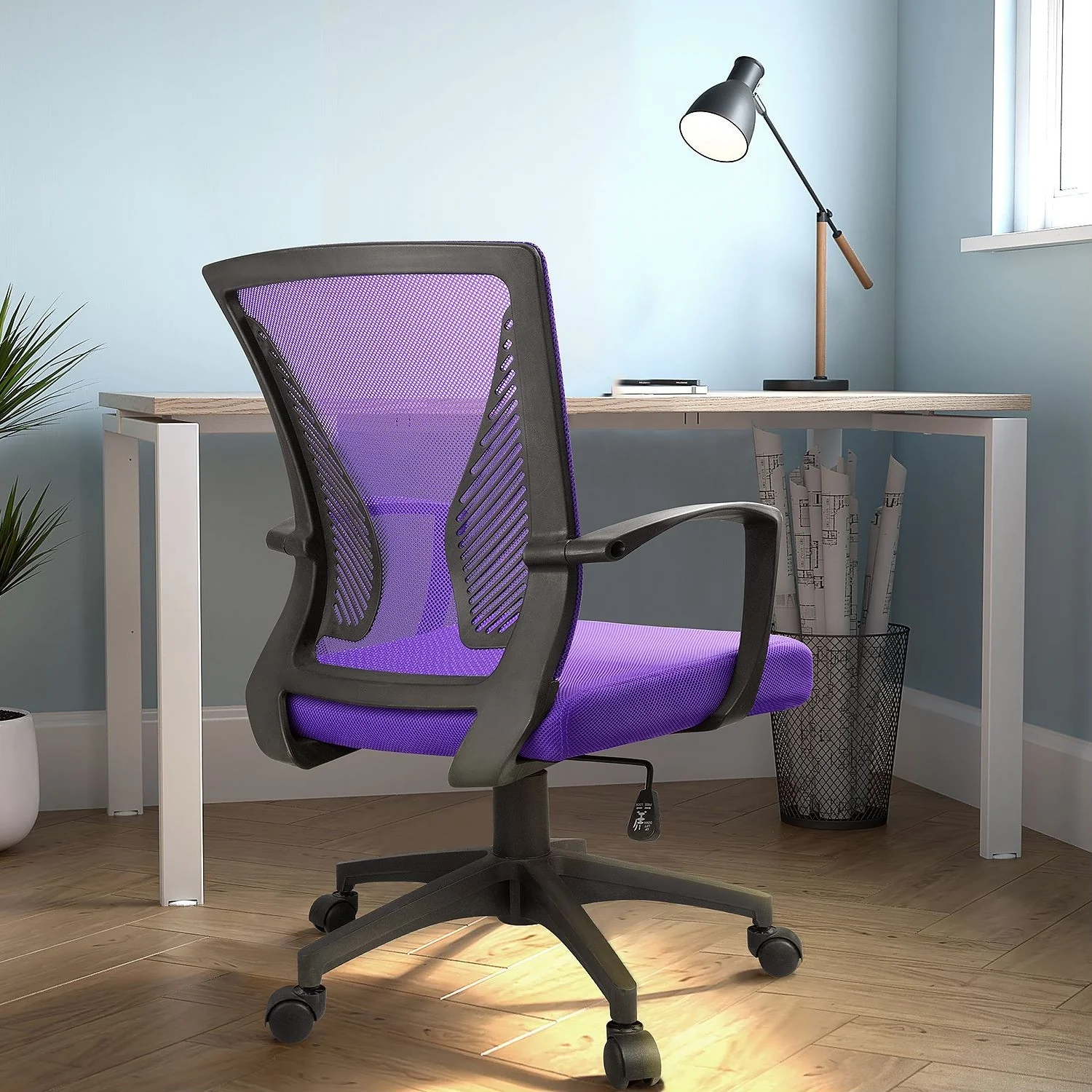 Ergonomic Mesh Office Chair with Lumbar Support, Breathable Computer Desk Chair - Image 48