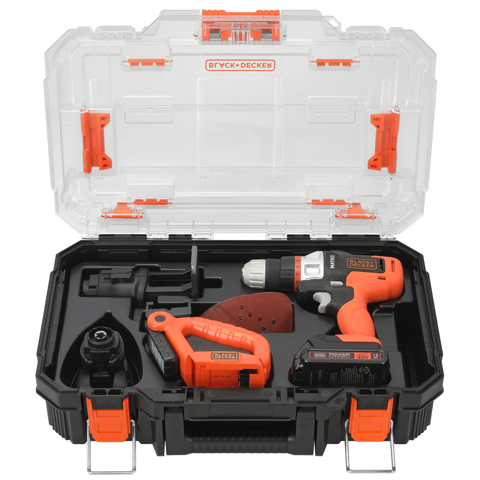 BLACK+DECKER MATRIX 20V MAX* Cordless 4-Tool Combo Kit with Storage (BDCDMT1204KITC1) - Image 6