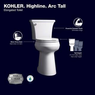Extra Tall Complete Solution 2-piece 1.28 GPF Single Flush Elongated Toilet in White (Seat Included) 78305-0 - Image 5