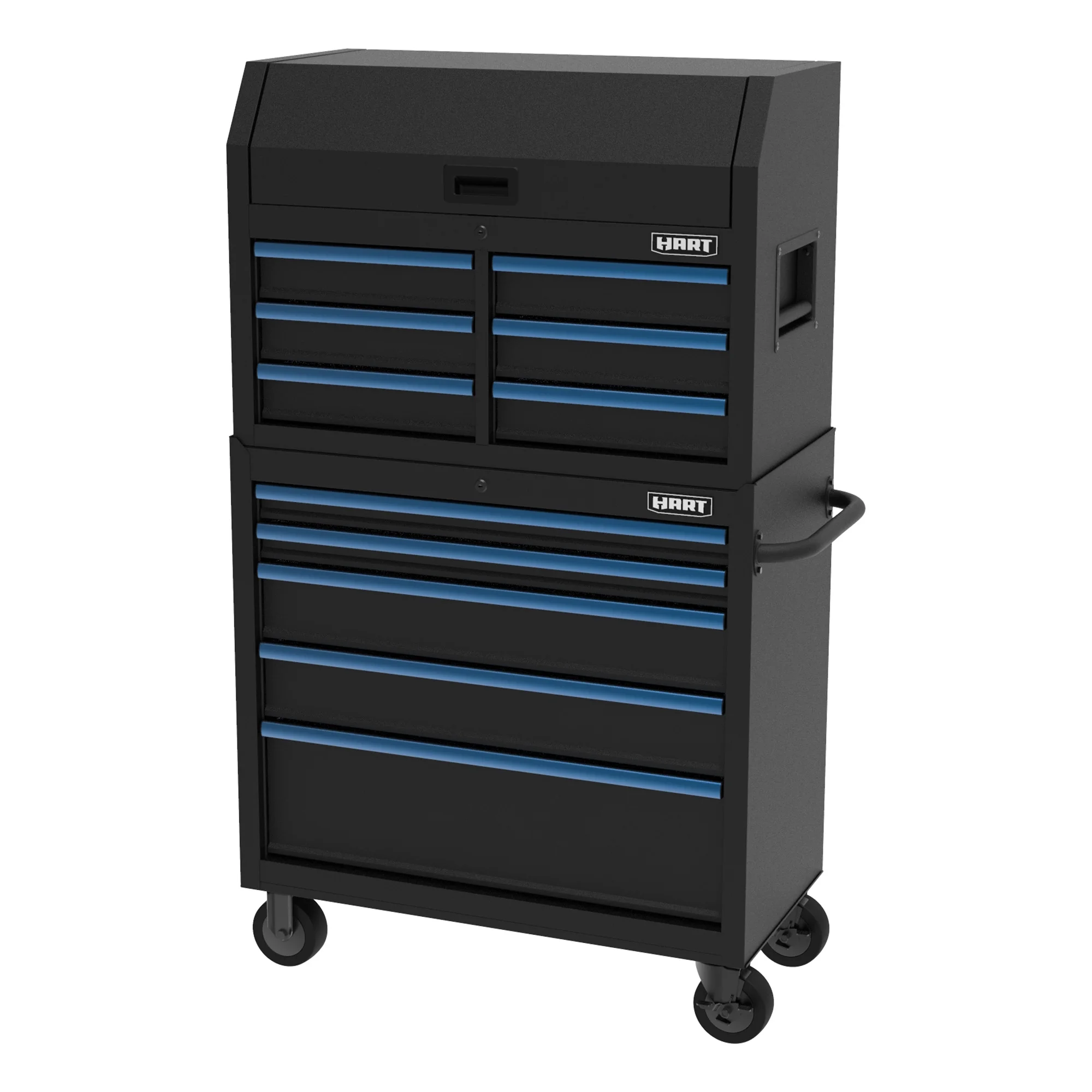 HART 36-Inch 5-Drawer Rolling Tool Cabinet with Wood Top, Locking Steel Garage Storage, Black - Image 11