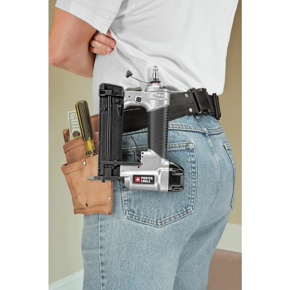 Restored Porter-Cable PCFP3KITR 3-Piece Nailer and 0.8 HP 6 Gallon Oil-Free Pancake Air Compressor Combo Kit (Refurbished) - Image 10