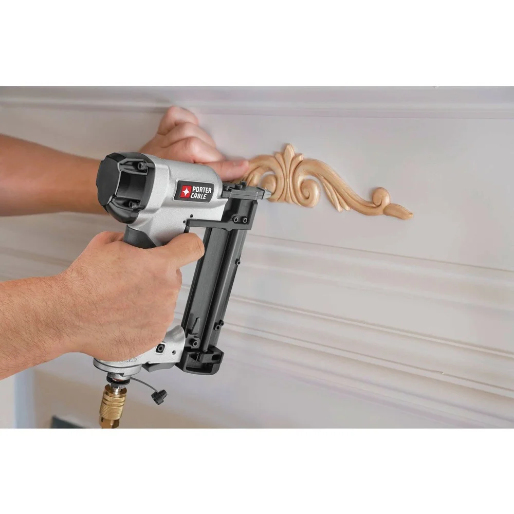 Restored Porter-Cable PCFP3KITR 3-Piece Nailer and 0.8 HP 6 Gallon Oil-Free Pancake Air Compressor Combo Kit (Refurbished) - Image 12