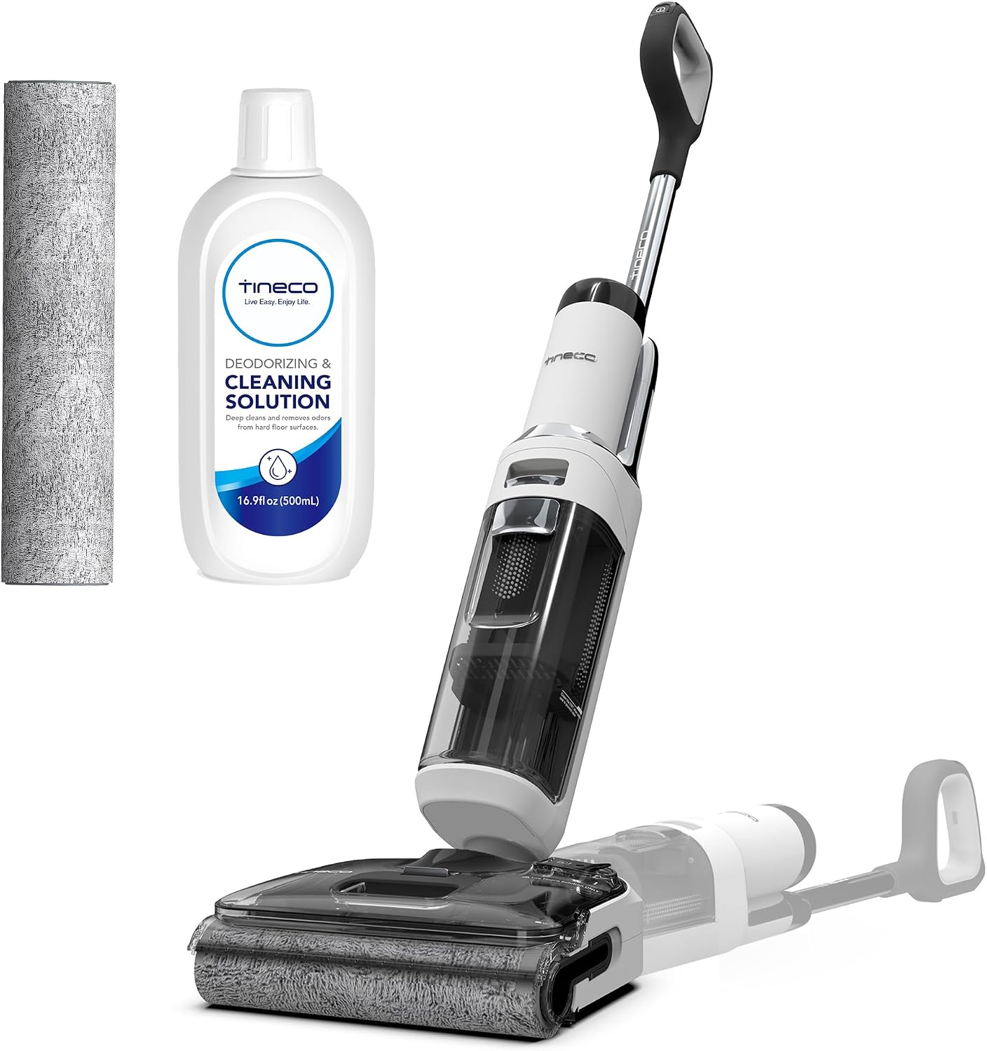 Floor ONE Stretch S6 Cordless Wet Dry Vacuum Cleaner, 180&deg; Lay-Flat Smart Vacuum Mop, 40 Minutes Long Runtime, 158℉ Flashdry Self-Cleaning, Dual-Sided Edge Cleaning, Lightweight Floor Cleaner