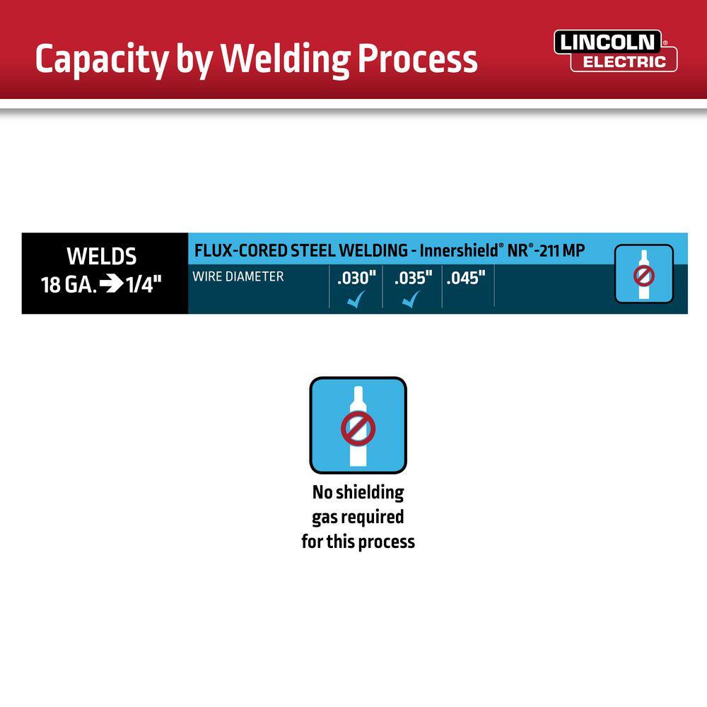90i FC Flux-Cored Wire Feeder Welder (No Gas) K5255-1 Configuration B - Image 7