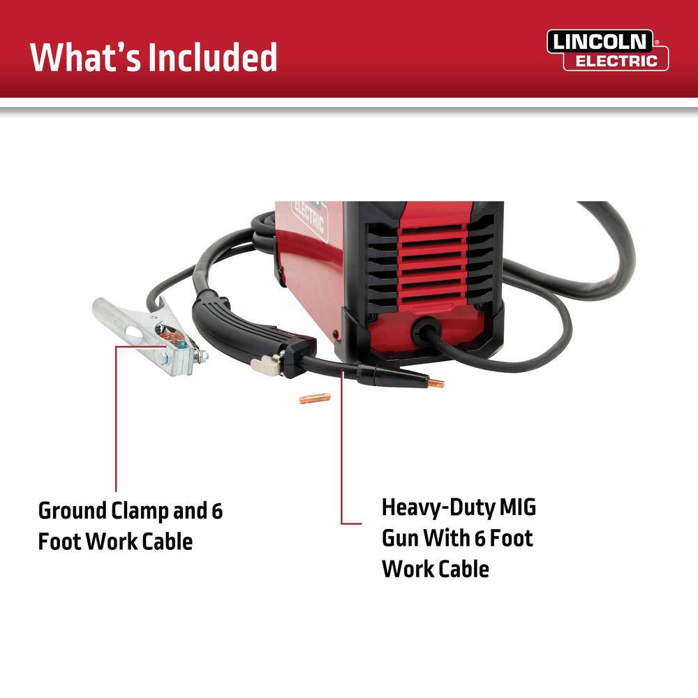 90i FC Flux-Cored Wire Feeder Welder (No Gas) K5255-1 - Image 4
