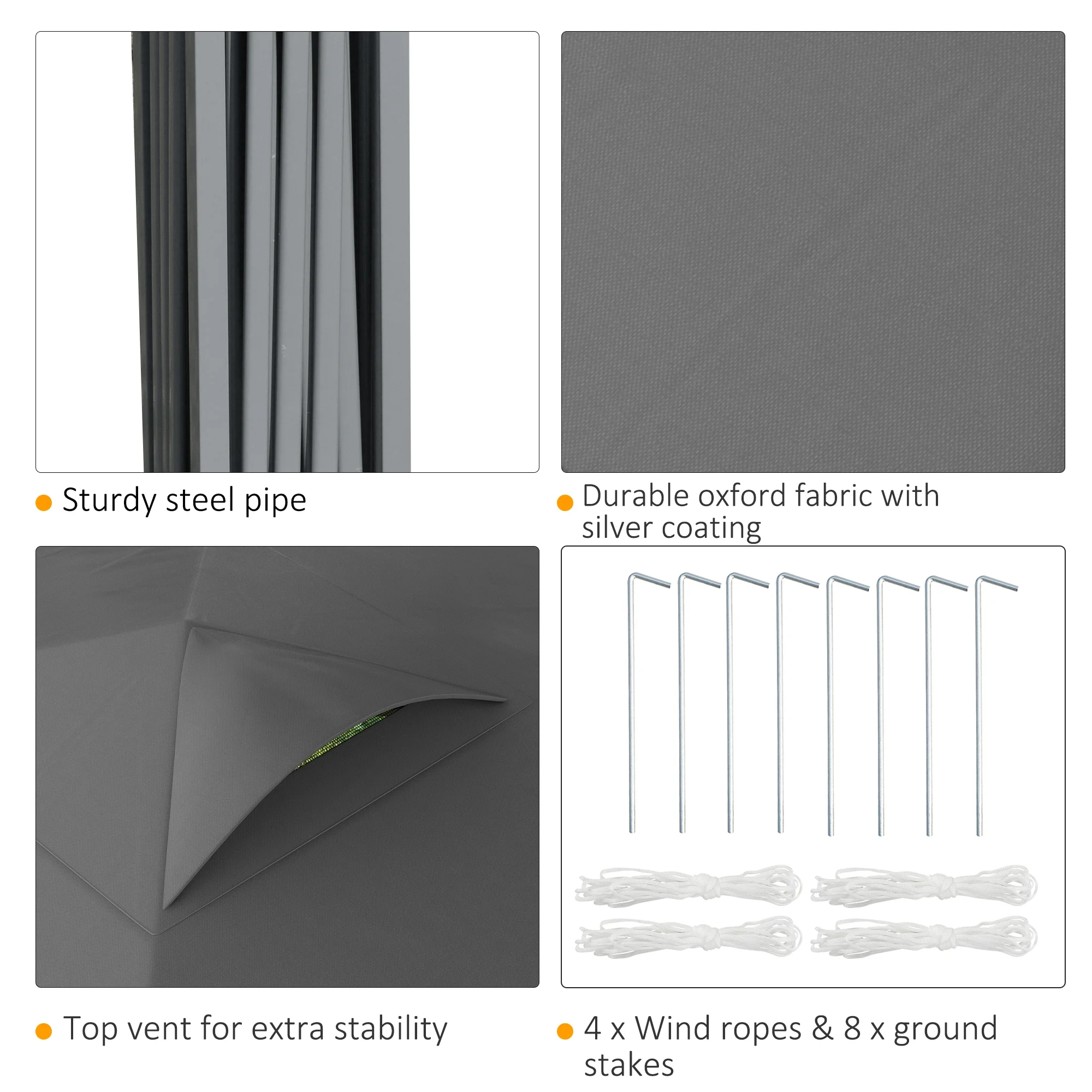 DUOSONG Outsunny 10' X 8' Retractable Awning, Patio Awnings, Sunshade Shelter W/ Manual Crank Handle, Uv & Water-Resistant Fabric And Aluminum Frame For Deck, Balcony, Yard, Beige Beige Aluminum - Image 13