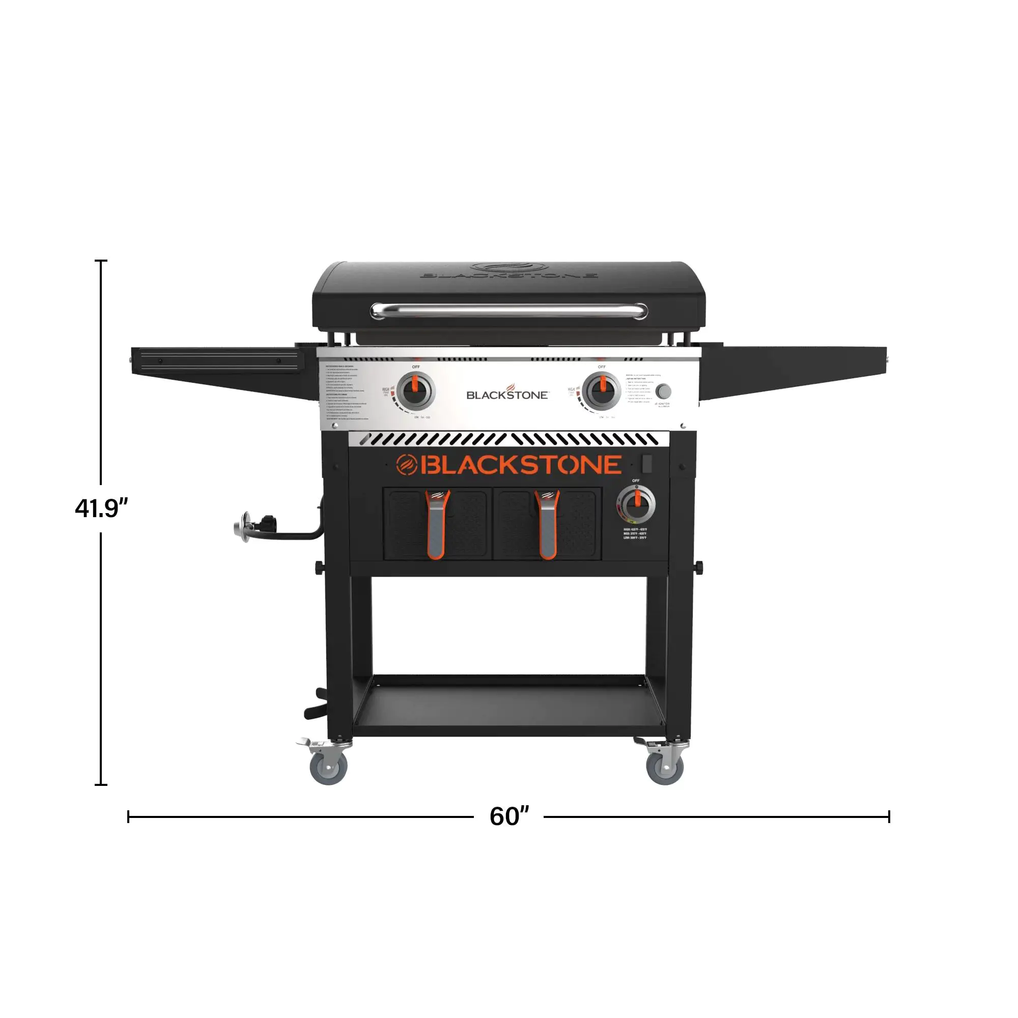 Clearance Sale 2-Burner 28" Griddle with Electric Air Fryer and Hood - Image 7
