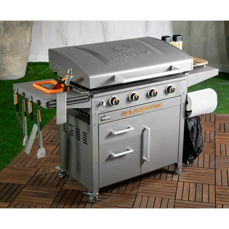 4-Burner 36" Griddle Cooking Station with Hood - Image 5