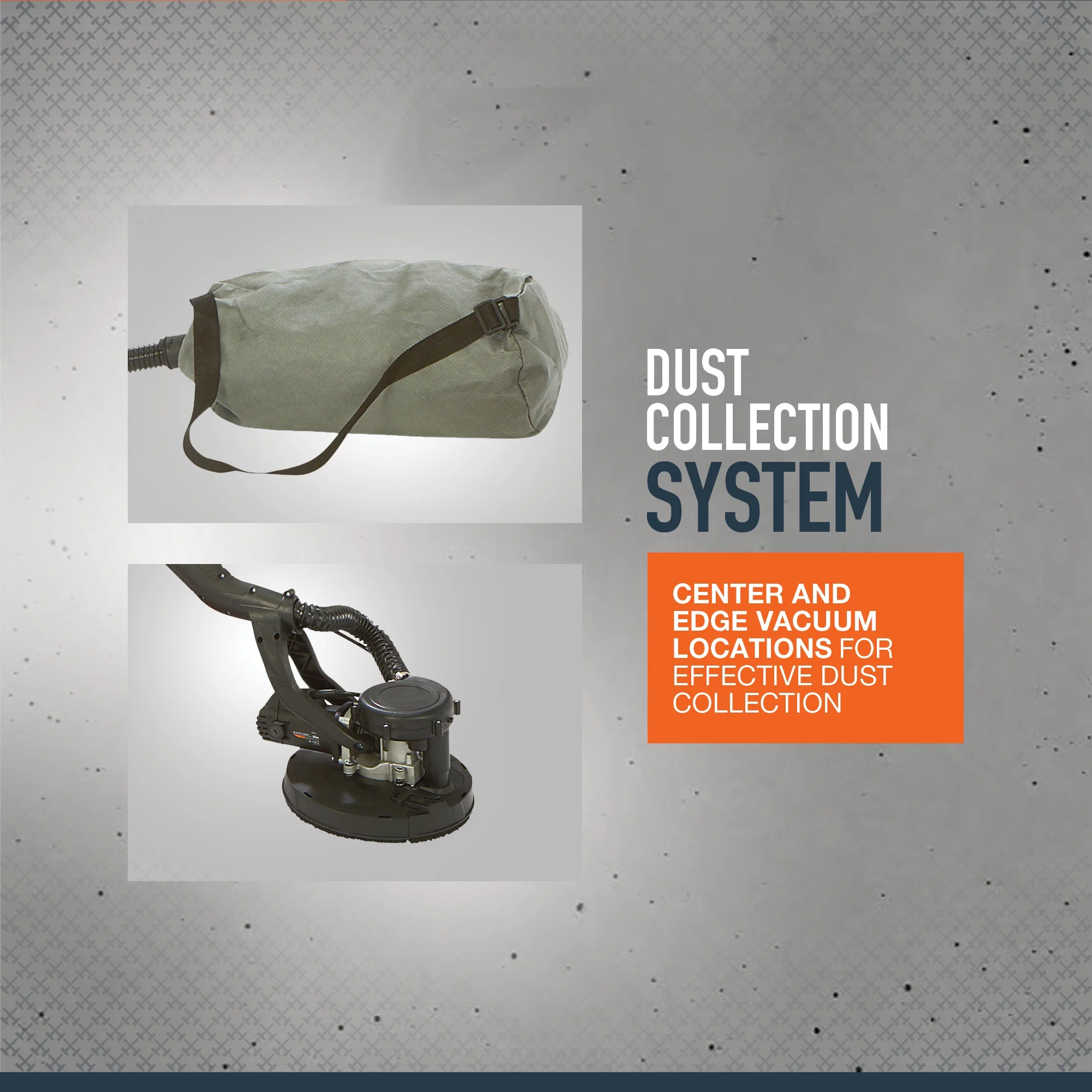 Ironton 9in. Drywall Sander, 6.5 Amps, 750-C1600 OPM, 8-1/2in. Pad - Image 4