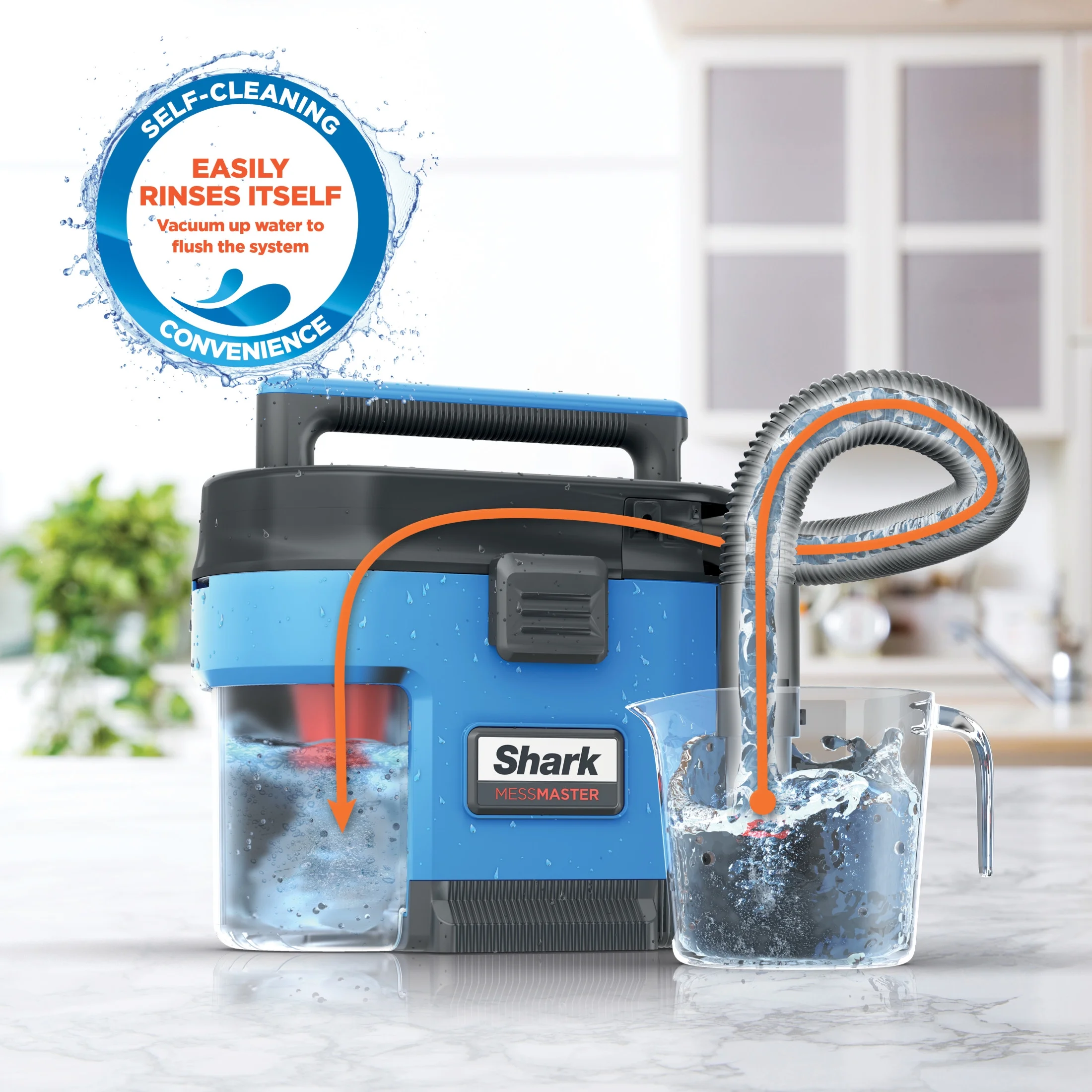Shark MessMaster Portable Wet and Dry Vacuum for Home, Shop, Garage, 1 Gallon, Corded - Image 12
