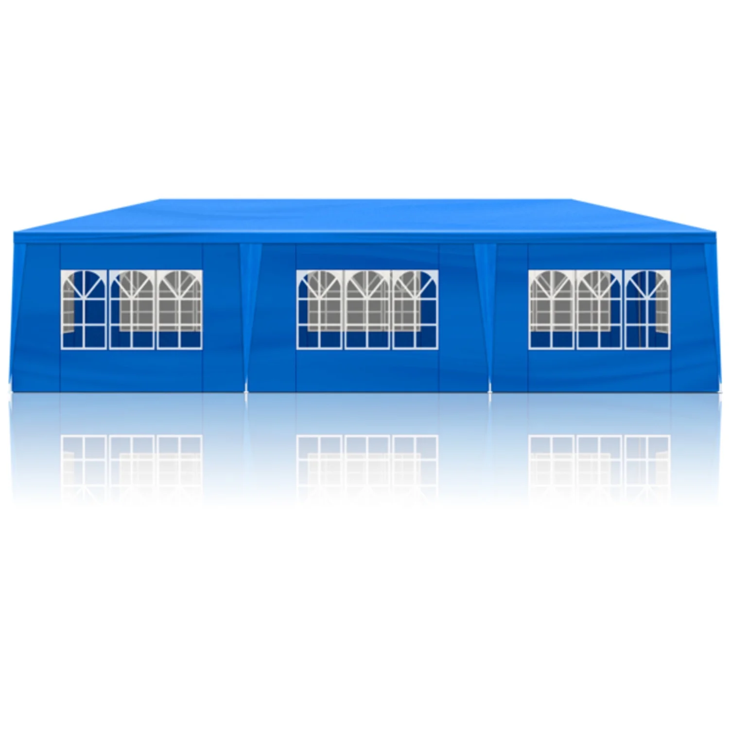 10'x30' Outdoor Party Tent With 8 Removable Sidewalls Canopy Blue Waterproof Shelters Gazebo For BBQ Birthday Party Wedding Events Backyard Garden And Patio - Image 5