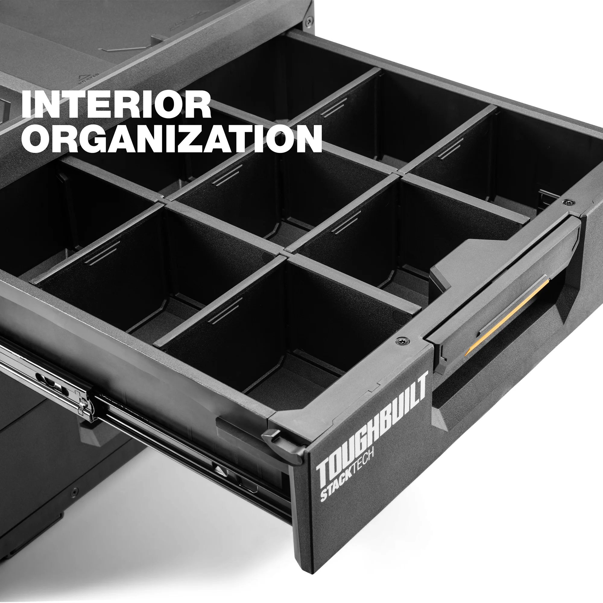 ToughBuilt StackTech 1 Drawer Toolbox, Heavy-Duty Stackable Tools Storage, 50 lb Capacity - Image 20
