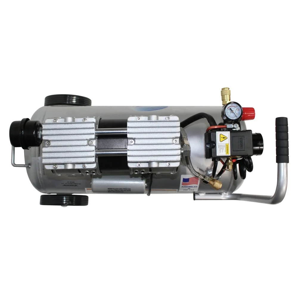 California Air Tools CAT-8010AD 1 HP 8-Gal. Ultra-Quiet and Oil-Free Steel Tank Air Compressor with Auto Drain Valve - Image 6