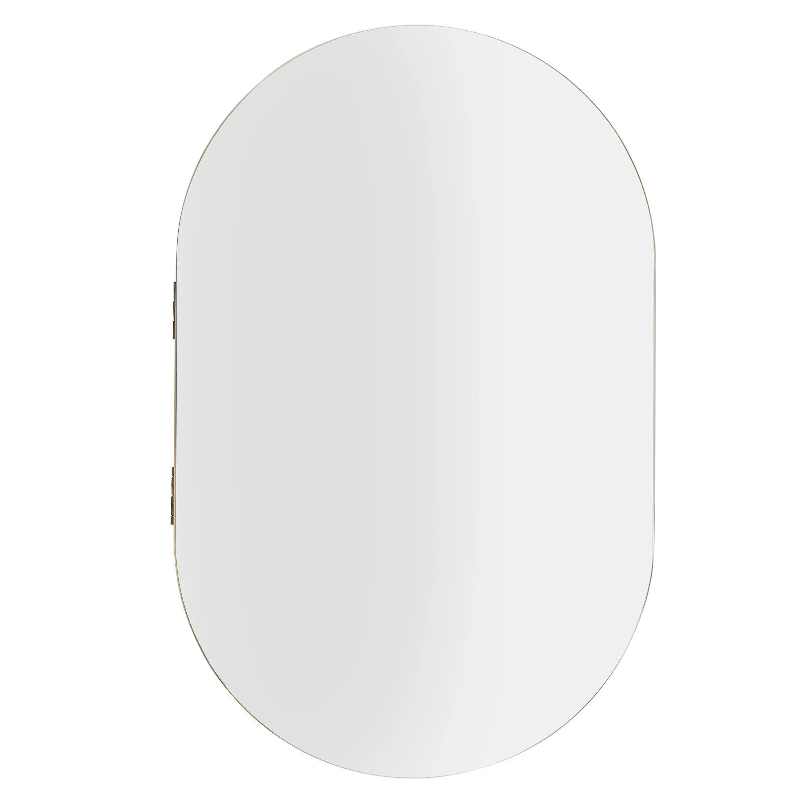 Fichiouy Bathroom Mirror Cabinet Oval Wall Mounted Cabinet Storage Cabinet with Mirror for Bathroom 19.76" x 30.82" - Image 20