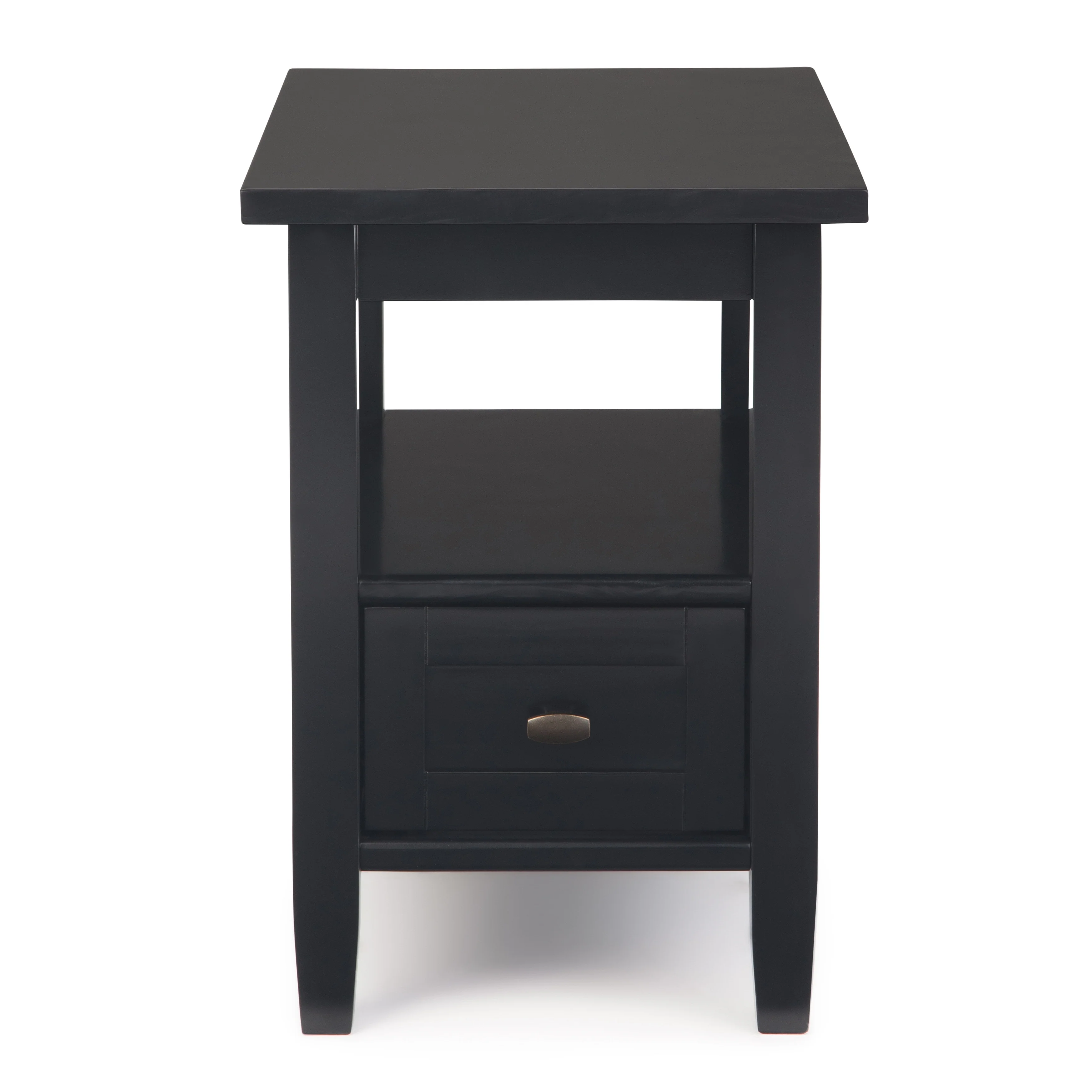 14" Wide Solid Wood Narrow Side Table, Rectangle Transitional Style Accent Table - Image 13