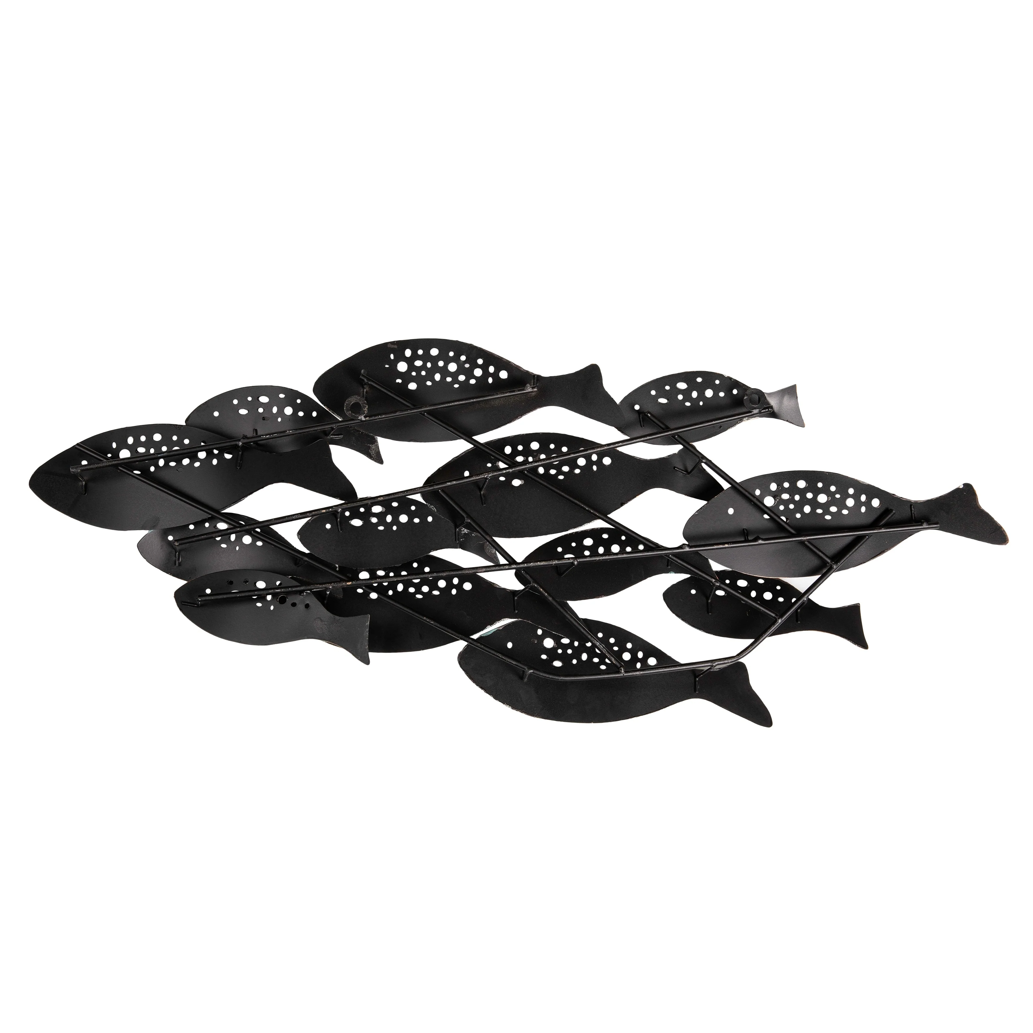 Modern Coastal Metal Wall Art, Decorative Fish Wall Sculpture for Living Room, Bedroom and Home Decoration - Image 9