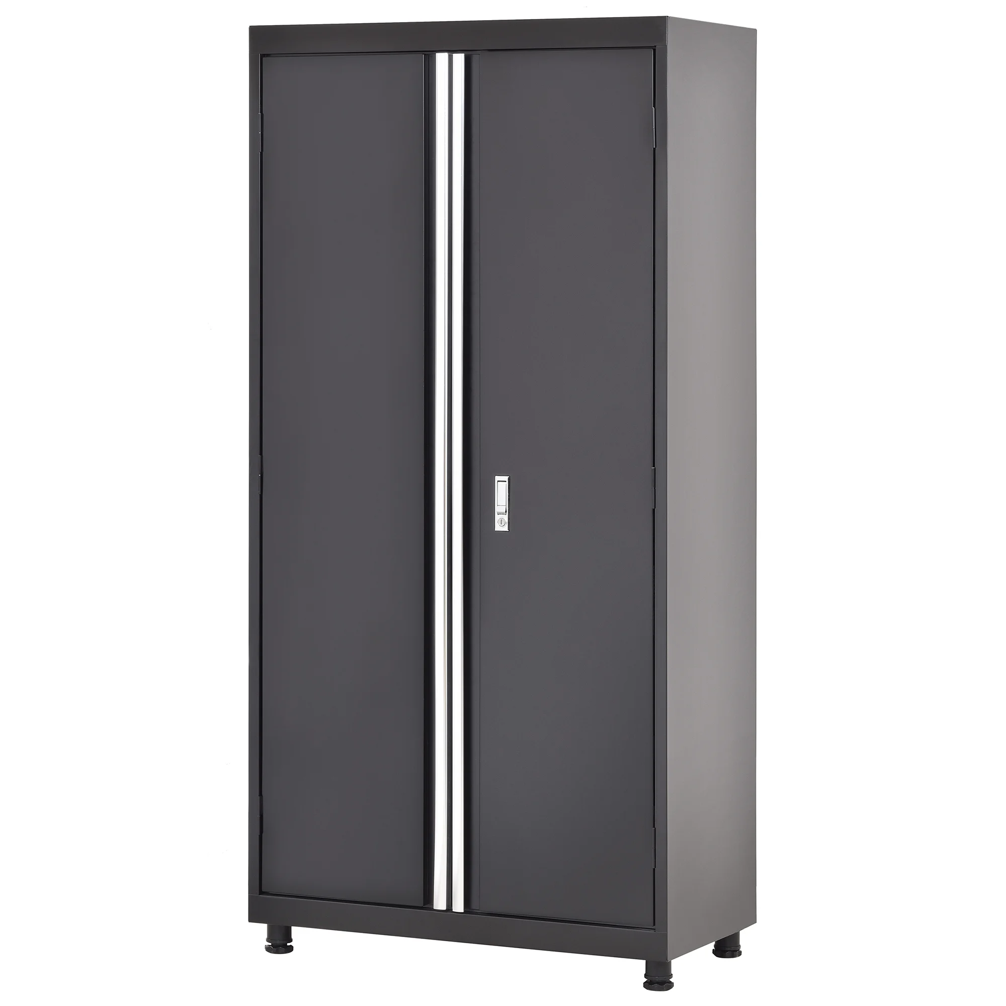 Muscle Rack Heavy-Duty Welded Steel Garage Storage Cabinet, Matte Black - Image 2