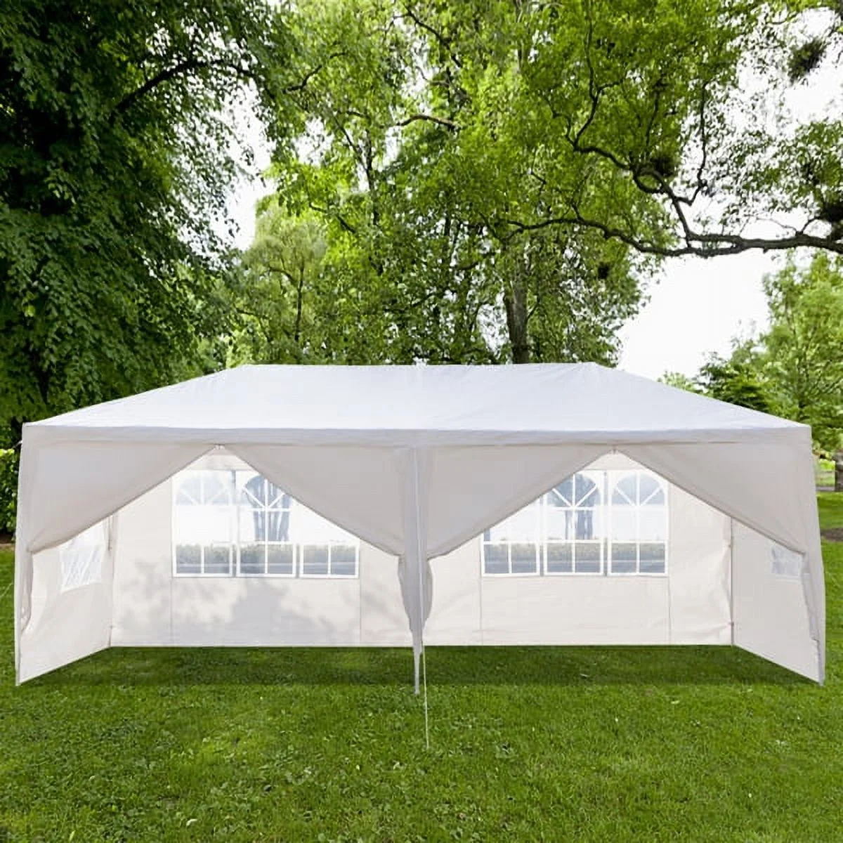 Mother's Day Sales - 10' x 20' Party Tent,Portable Wedding Party Tent,Patio Parties Tent BBQ Shelter Canopy Gazebo for Outdoor Events(10'x20' w/6 sidewalls) - Image 2