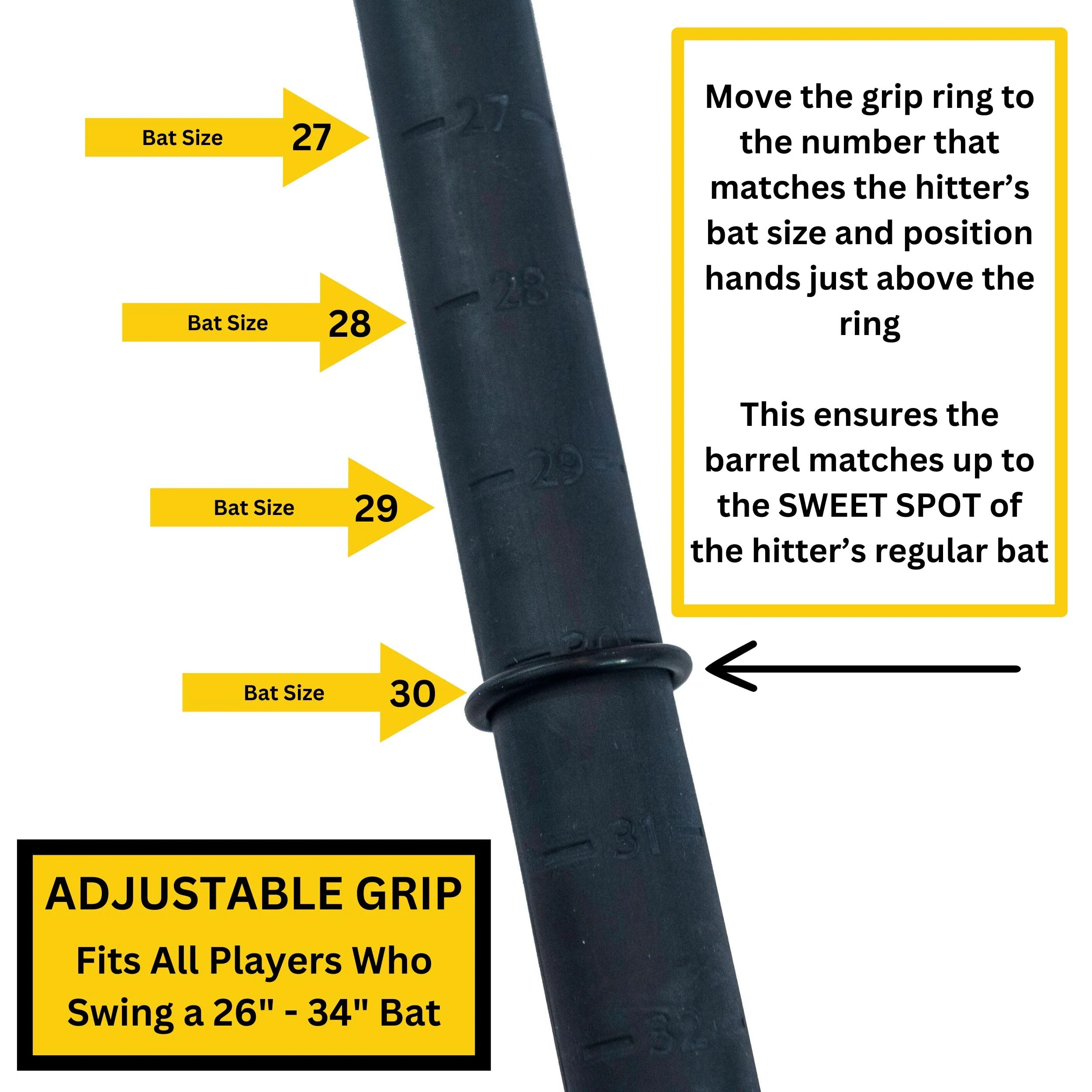 Swing Trainer with 12 Soft Balls, Baseball and Softball Batting Practice Training Set - Image 2
