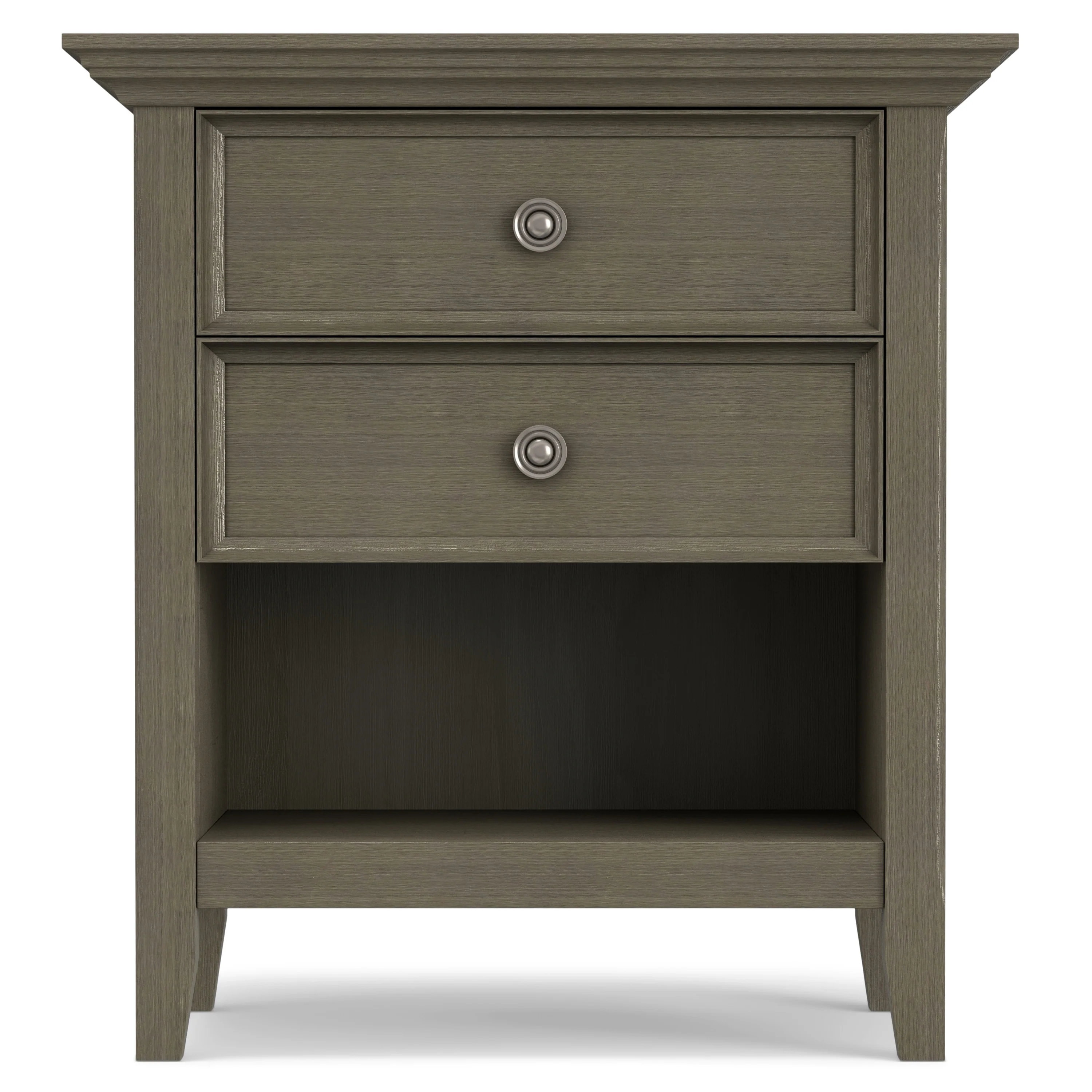 24 Inch Wide Solid Wood Nightstand, Bedside Table and Bedroom End Table - Image 87