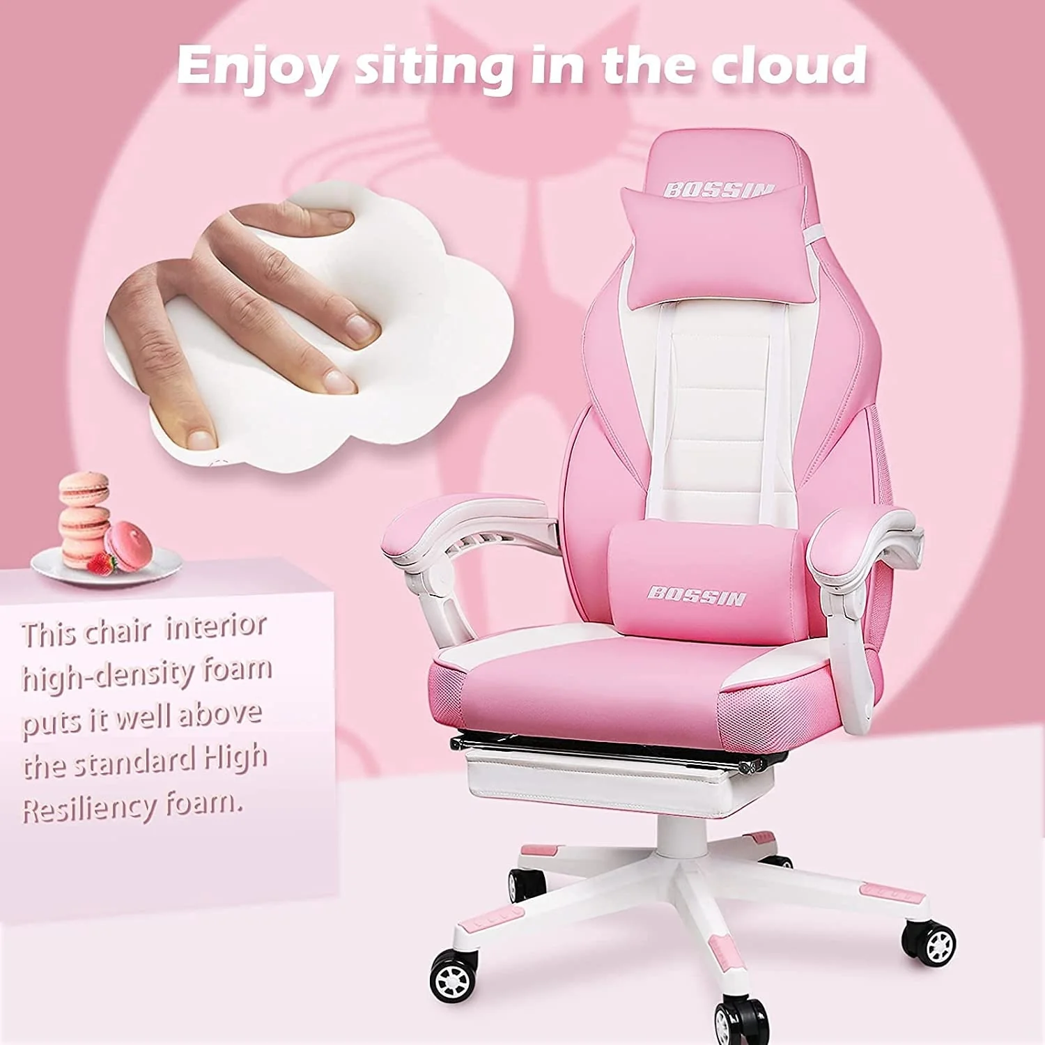 Racing Style Gaming Chair, 300 lbs Big and Tall High Back Computer Chair - Image 23