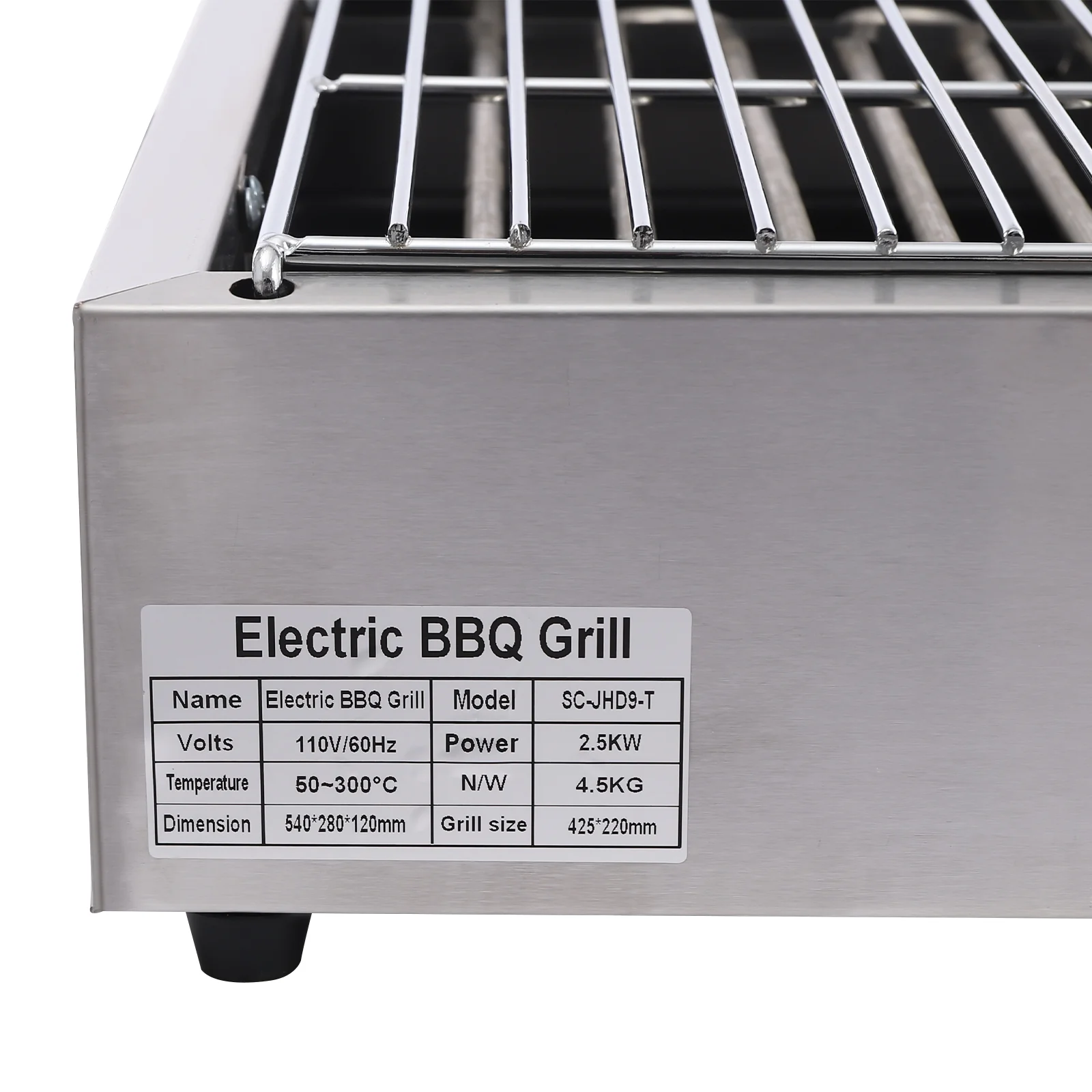 Compact Electric Griller with Adjustable Temperature, 122-572-F, Non-Stick Surface, Easy Cleaning, Perfect for Small Spaces & Countertops - Image 15