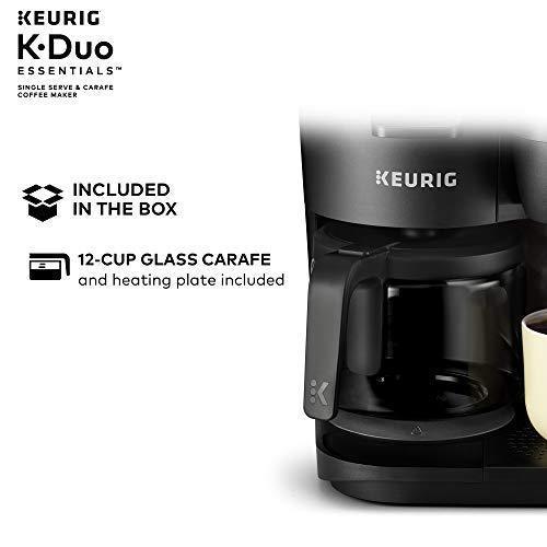 Single-Serve and 12-Cup Carafe Drip Coffee Brewer, Black - Image 4