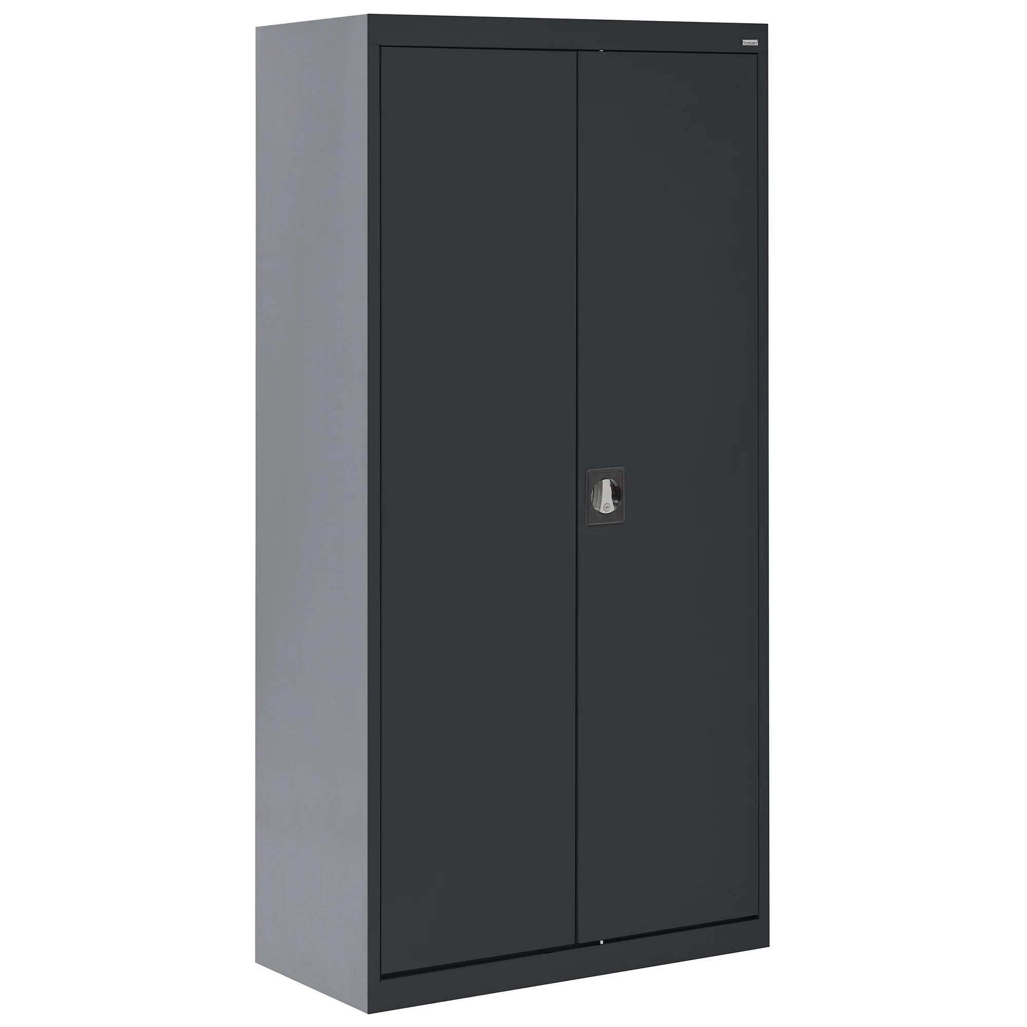 Sandusky Lee 20-Gauge 5-Shelf Welded Steel Freestanding Garage Storage Cabinet, Black - Image 4