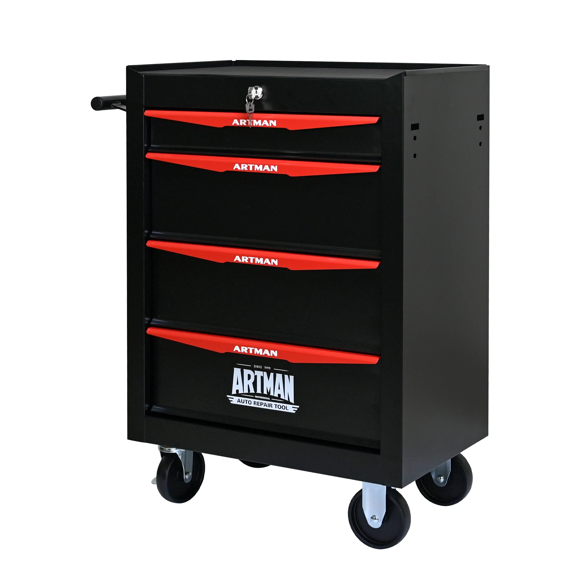 ARTMAN 20" 5-Drawer Rolling Metal Tool Chest Cabinet,Steel Tool Storage Box Organizer for Garage Workshop Warehouse - Image 16