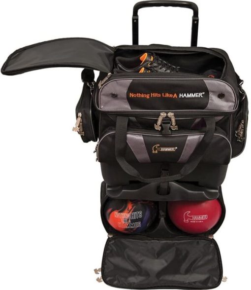 Premium 4-Ball Stackable Bowling Bag - Image 2
