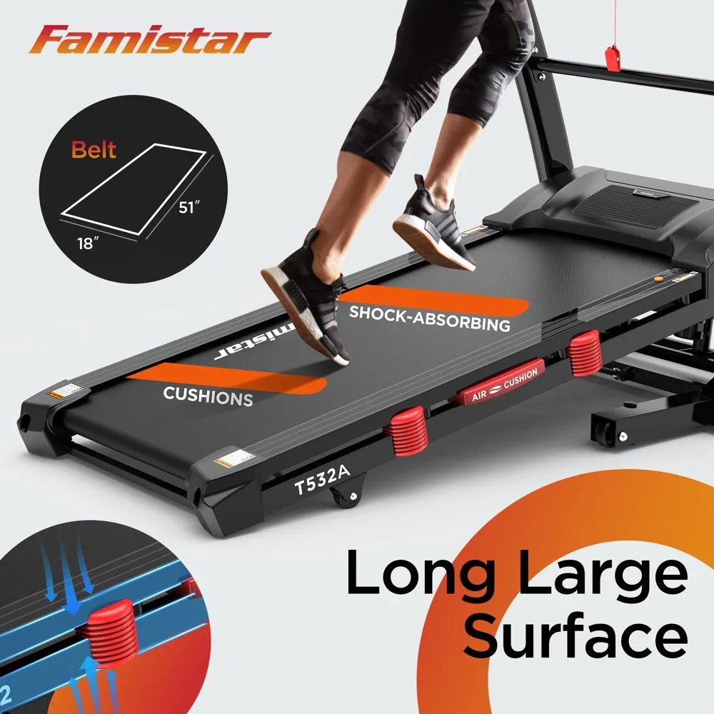 Folding Treadmill for Home with 15 Levels Auto Incline, 300LB Capcity, 10MPH Fast Speed Controls - Image 9