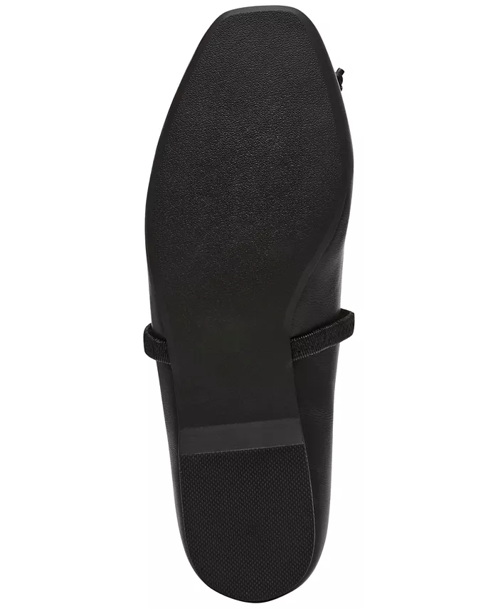 Women's Bow Mary Jane Ballet Flats, Elegant Round Toe Casual Flat Shoes for Everyday Wear - Image 5